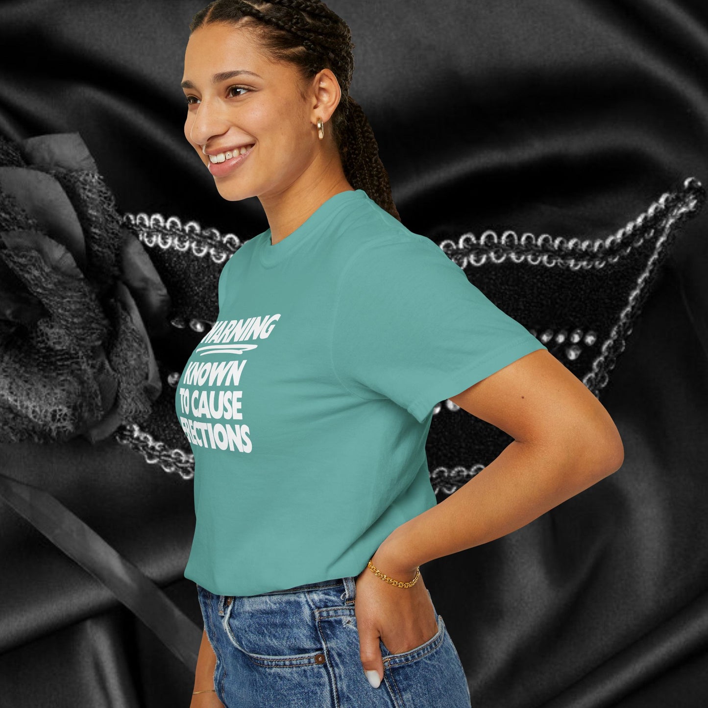 Naughty Shirt – WARNING Known to Cause Erections Adult Garment-Dyed Comfort Colors Tee