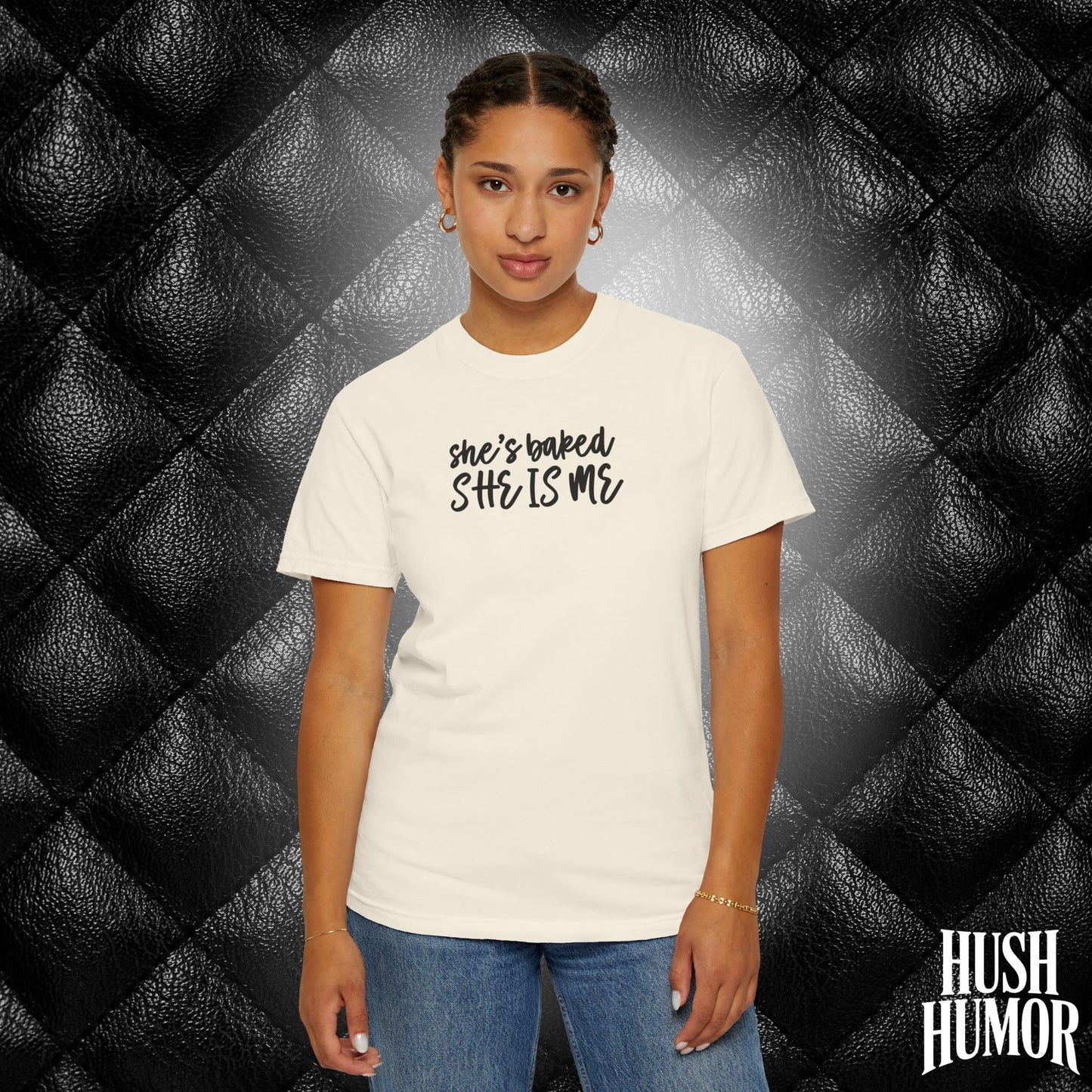 She’s Baked | Stoner Girl Weed T-Shirt for Women | Cute Pothead Gift Idea
