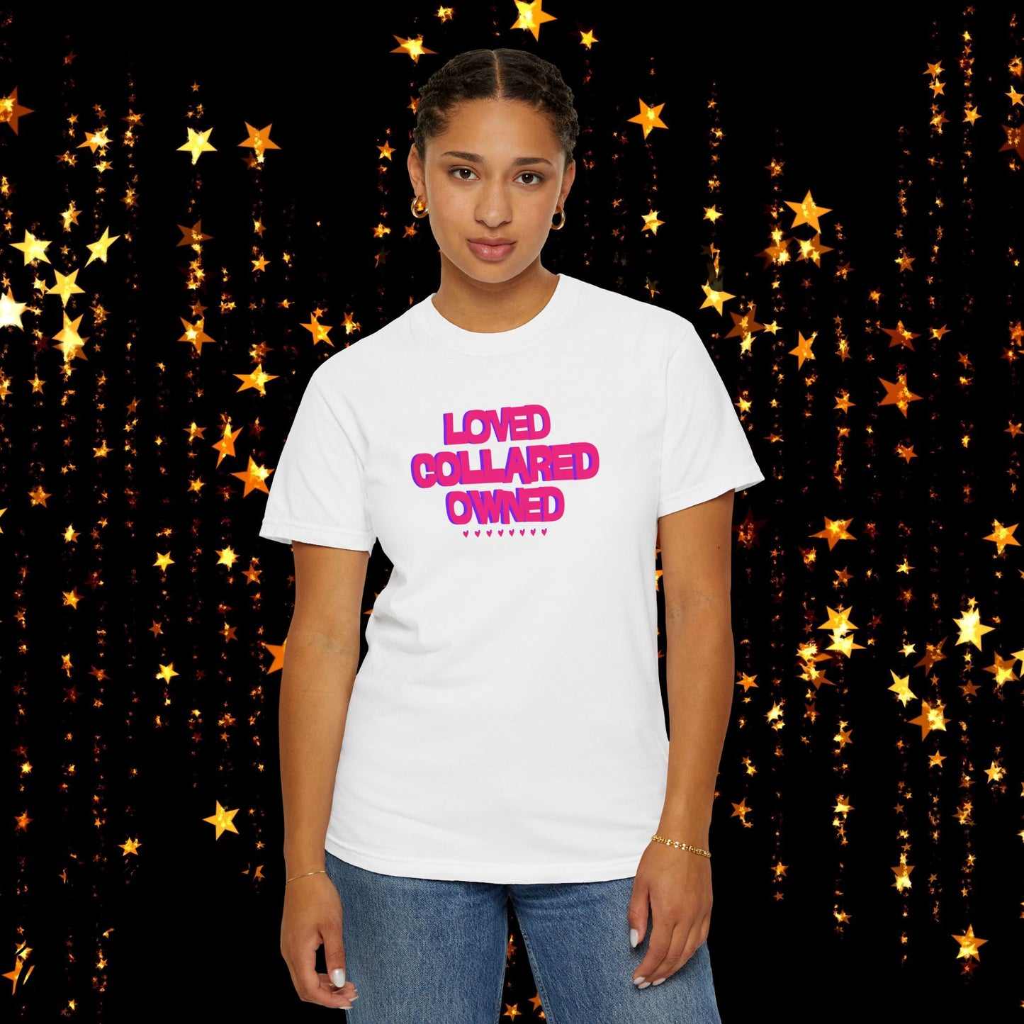 Loved Collared Owned Submissive T-Shirt – Unisex Kinky Tee, Submissive Wife Gift, Dominant Lover Gift, BDSM Apparel
