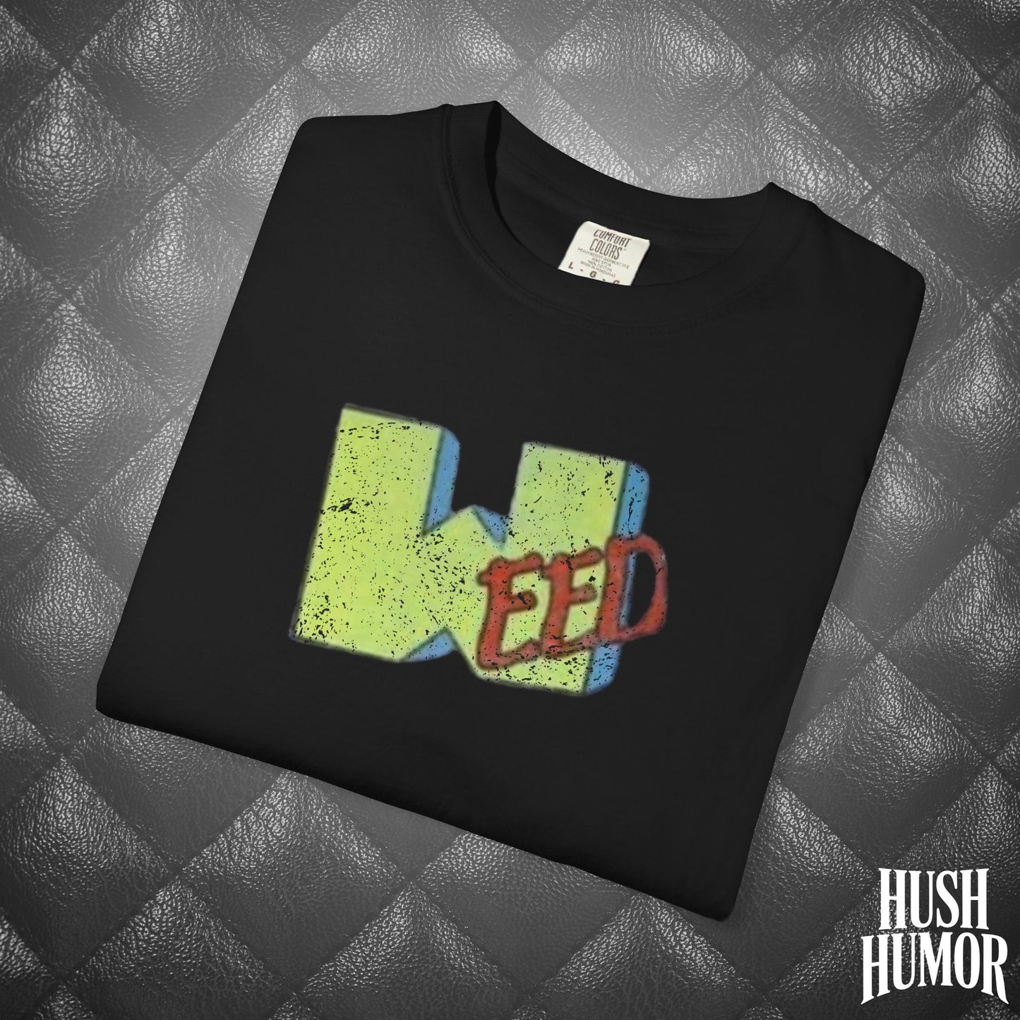 WEED Retro Graphic Tee | Stoner Girl Shirt, Funny Marijuana Meme Gift