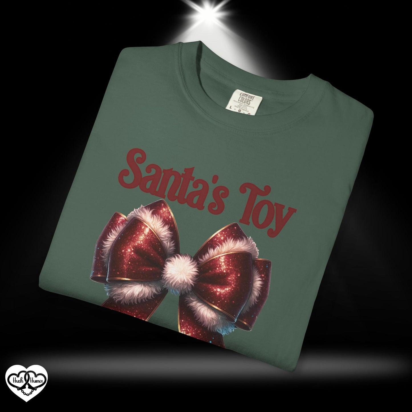 Santa’s Toy Favorite Christmas Party Suggestive Tee – Funny Adult NSFW Holiday Party T-Shirt