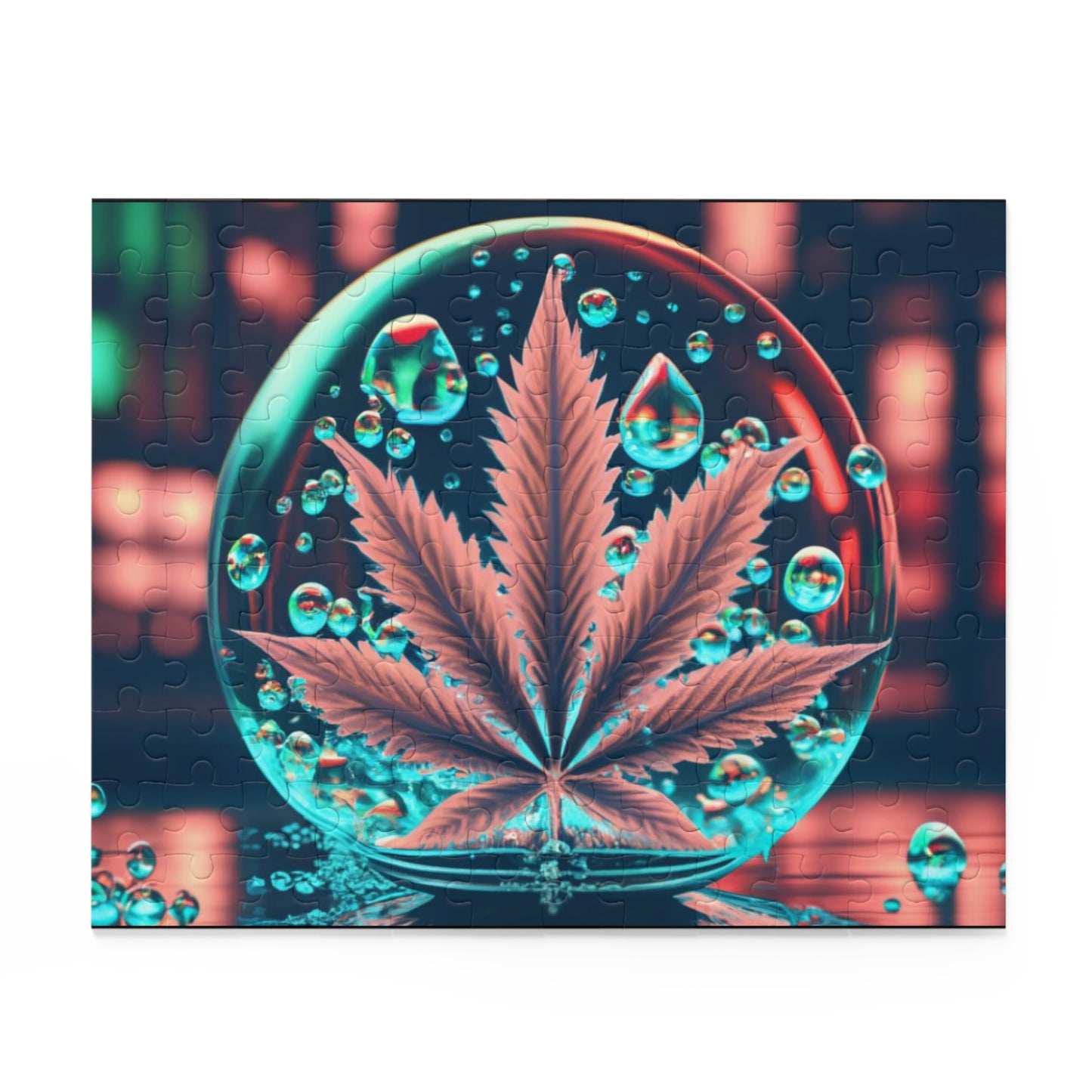 Crystal Drop Puzzle – Bold Glass Orb Jigsaw puzzle for those who like to just chill gift