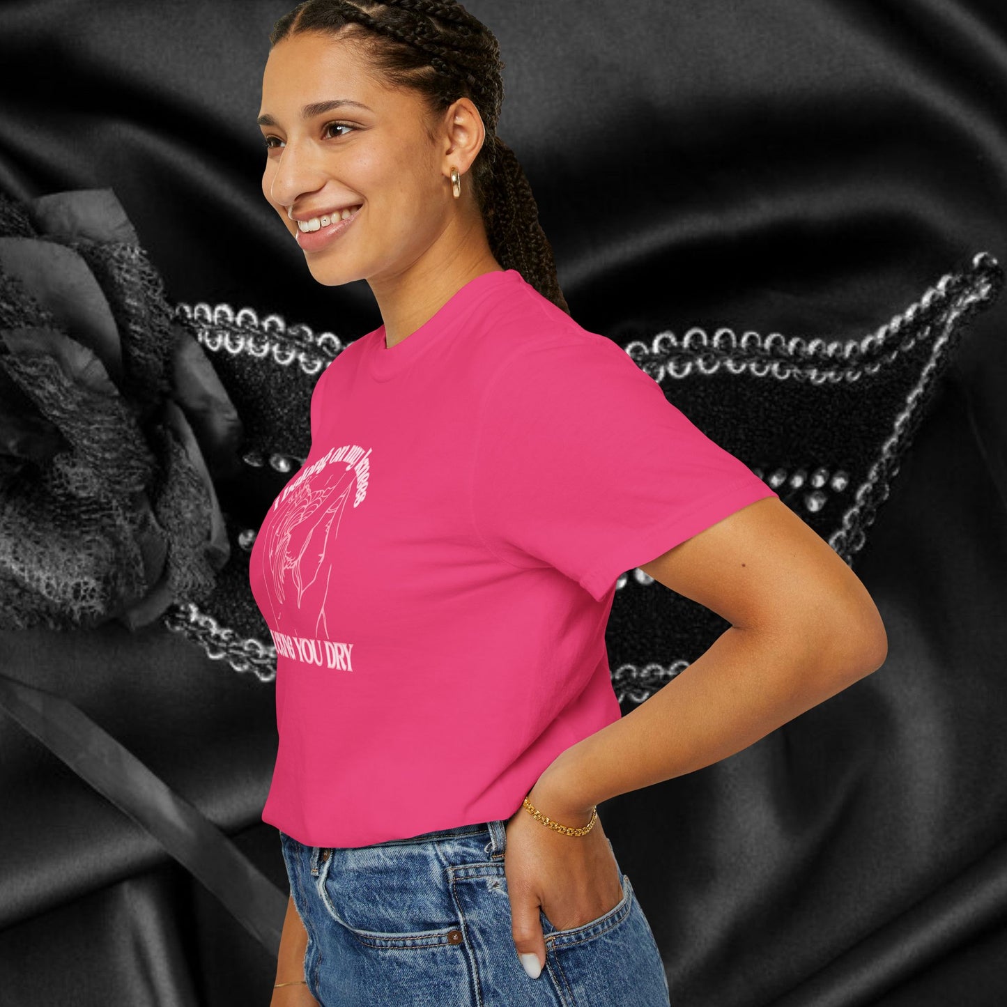 I Belong on My Knees Sucking You Dry - Naughty apparel for women - fun suggestive tee