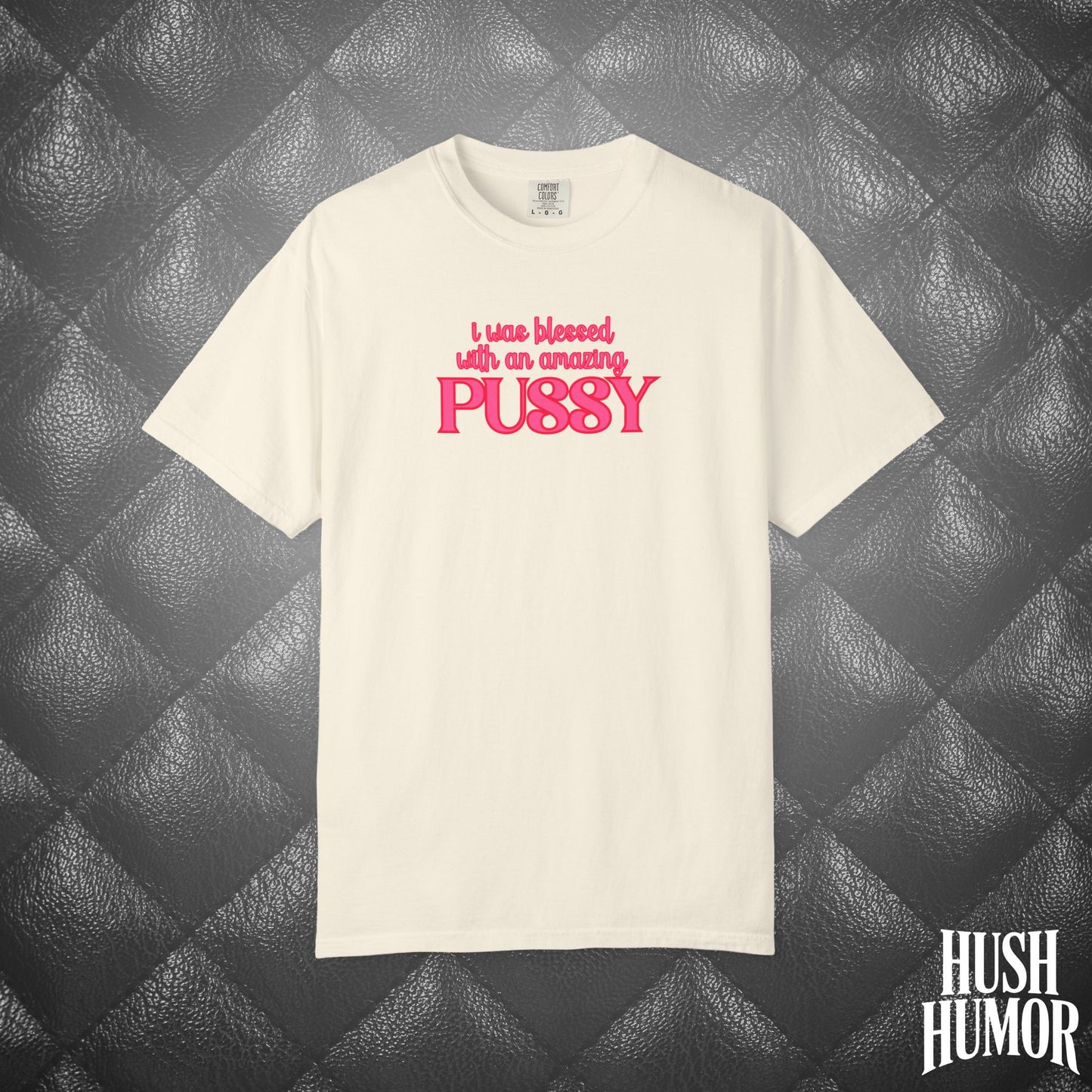 I Was Blessed With an Amazing Psssy Shirt – Funny NSFW T-Shirt for Naughty Wife
