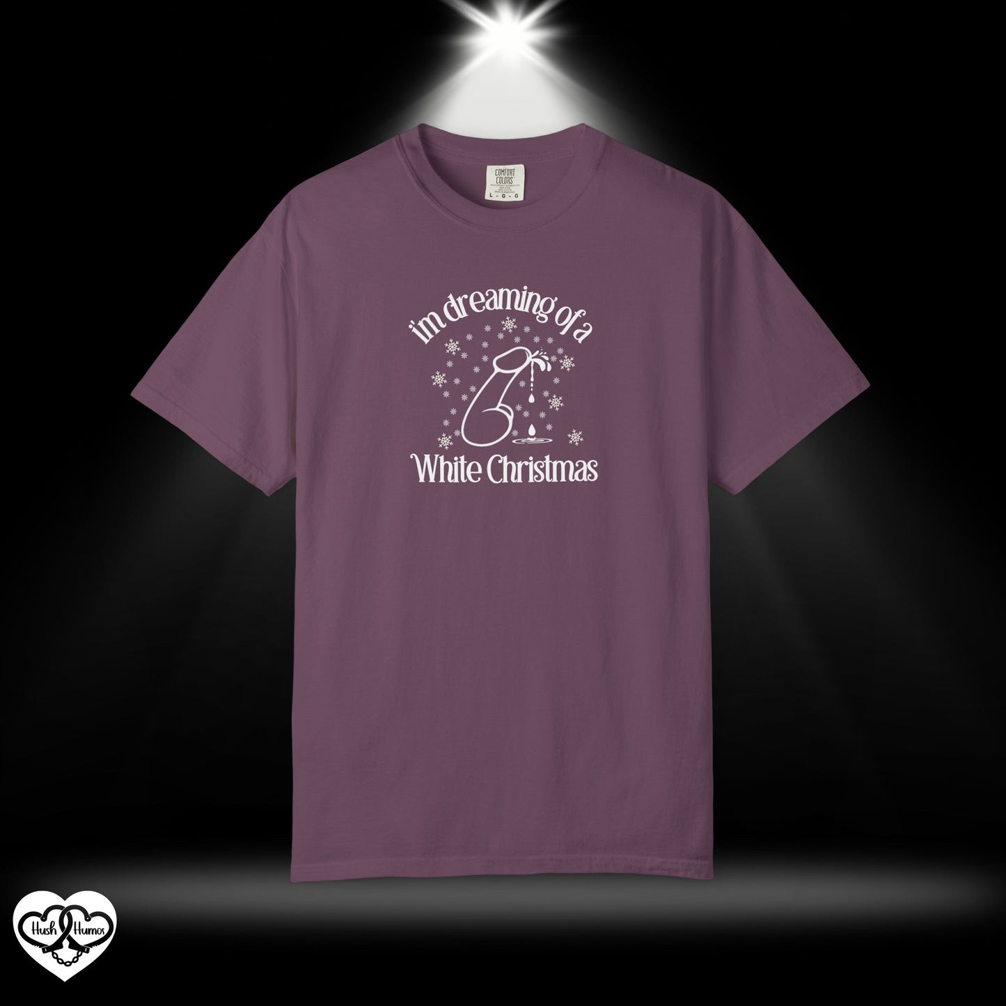 I’m Dreaming of a White Christmas Naughty Shirt – Funny Adult Xmas Tee, Sexy Holiday Party Top