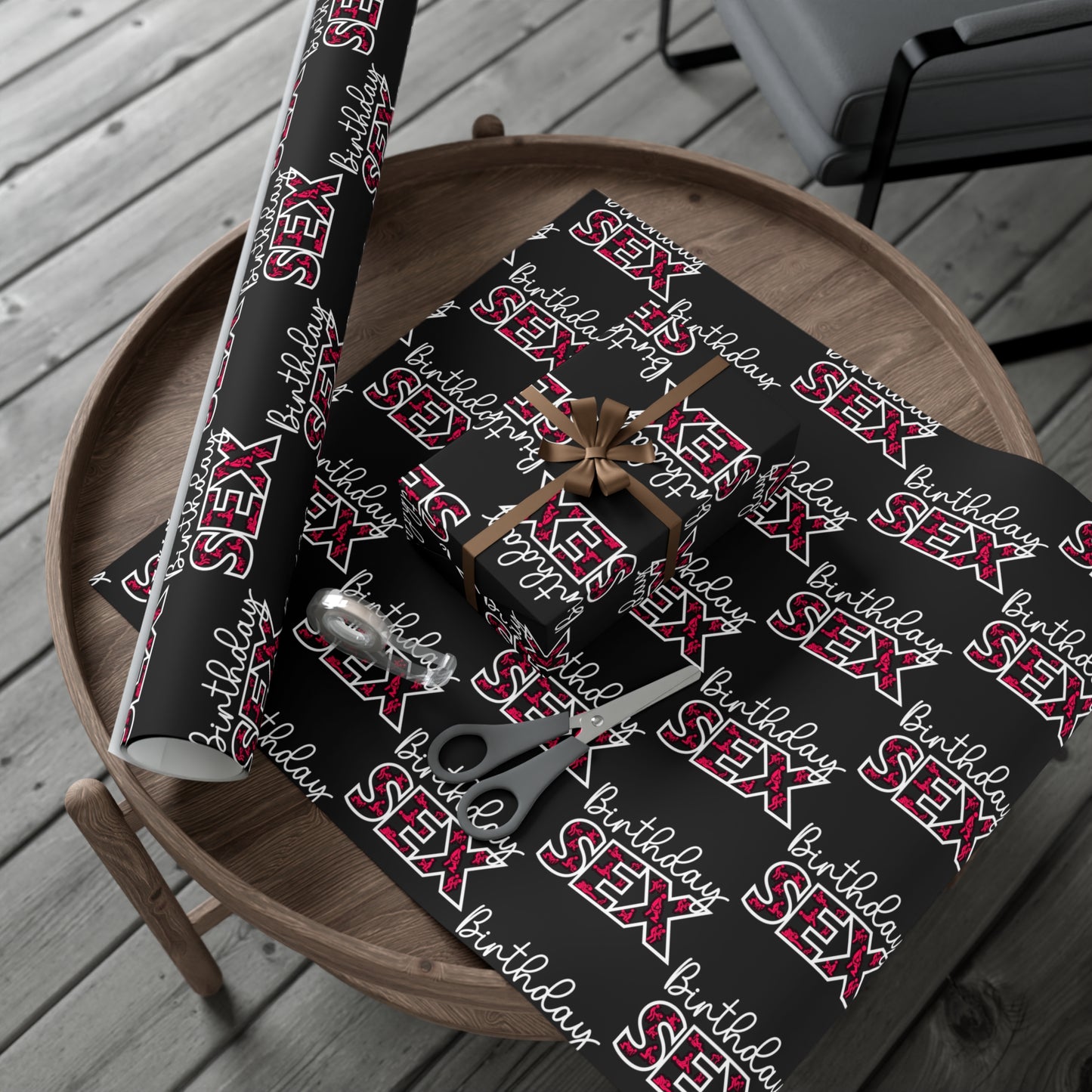 Birthdy Sex Wrapping Paper Adult Birthday Decor, Funny Gift Wrap, Unique Wrapping Paper, special occasions