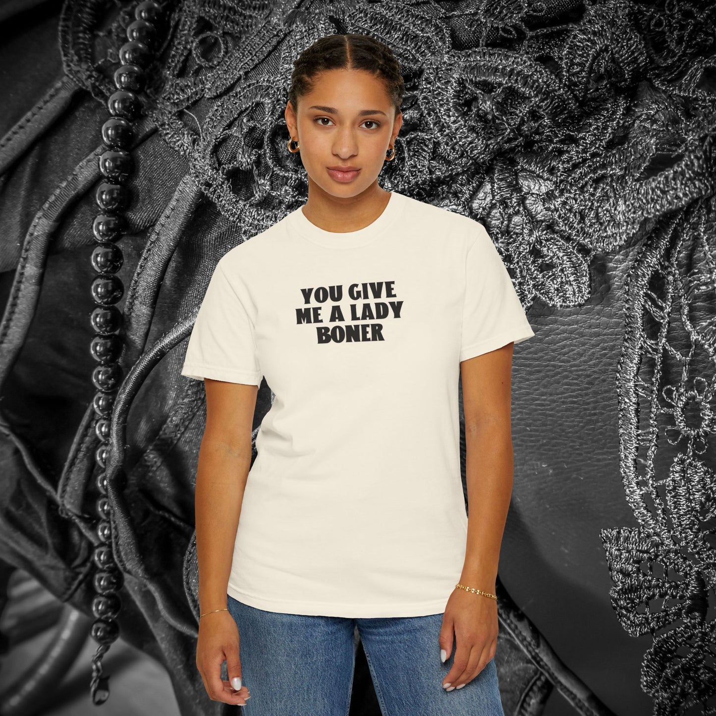 Funny Sex Shirt, Lady Boner Feminist Tee, Shocking Tops, Inappropriate NSFW Party Shirt, Offensive Rude Trendy comfort colors unisex tshirt