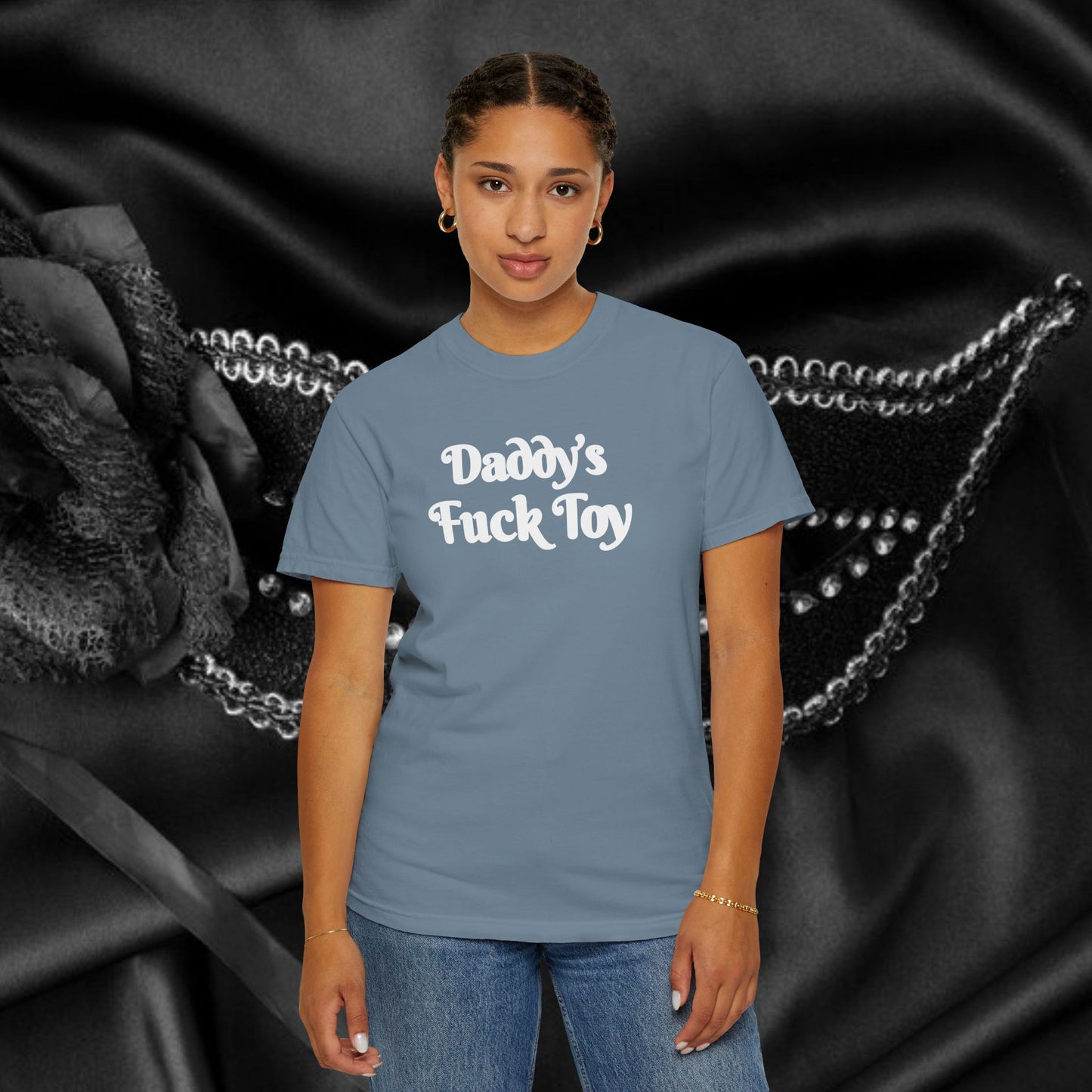 Daddy’s F*ck Toy Shirt – Kinky Submissive Apparel for Women, Hot Wife Sex Party Tee, Risqué Adult Shirt, NSFW Trendy BDSM Clothing