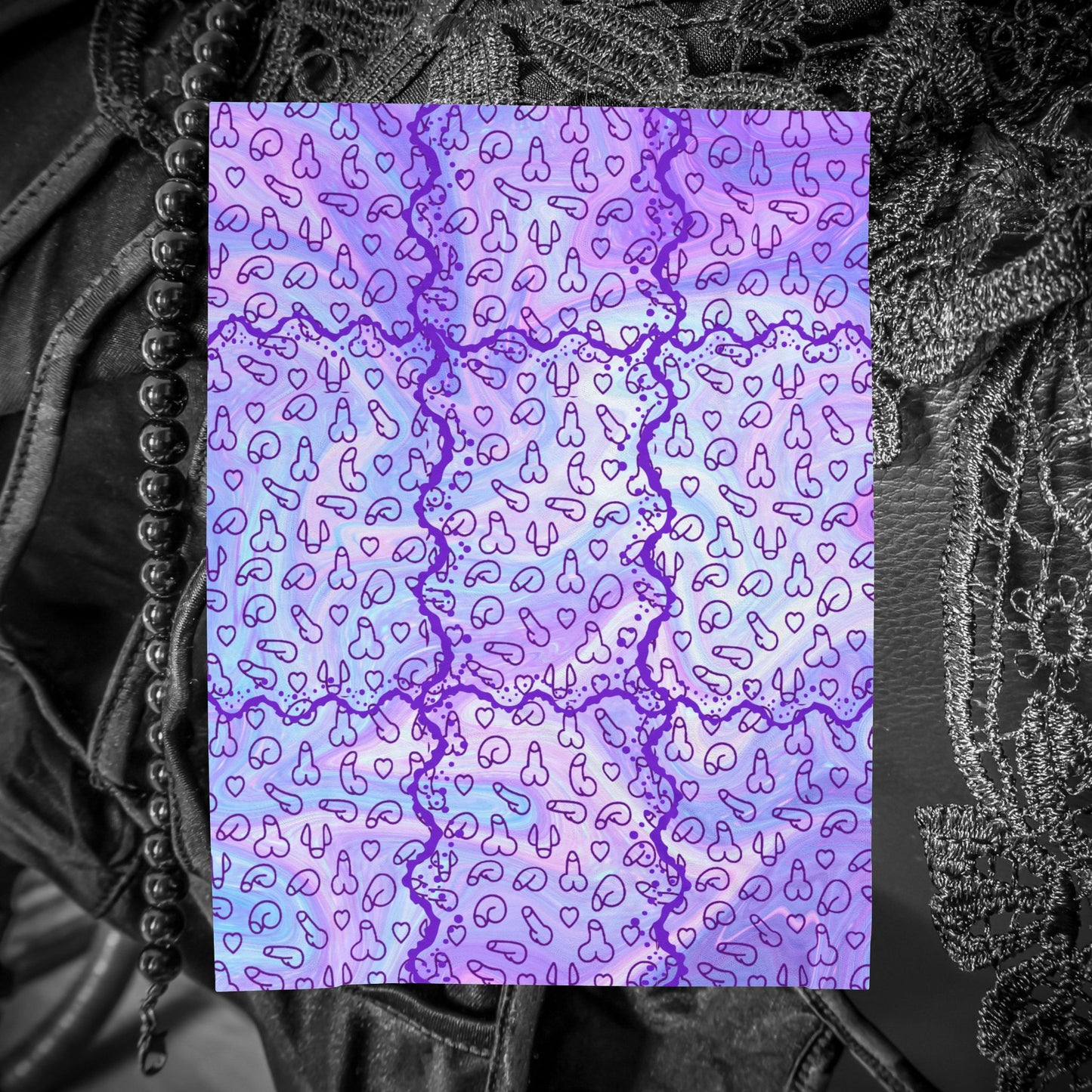Purple Penis Blanket Gift Velveteen Plush Blanket,Fun Gag Gift, D*ck Gift, C*ck Blanket