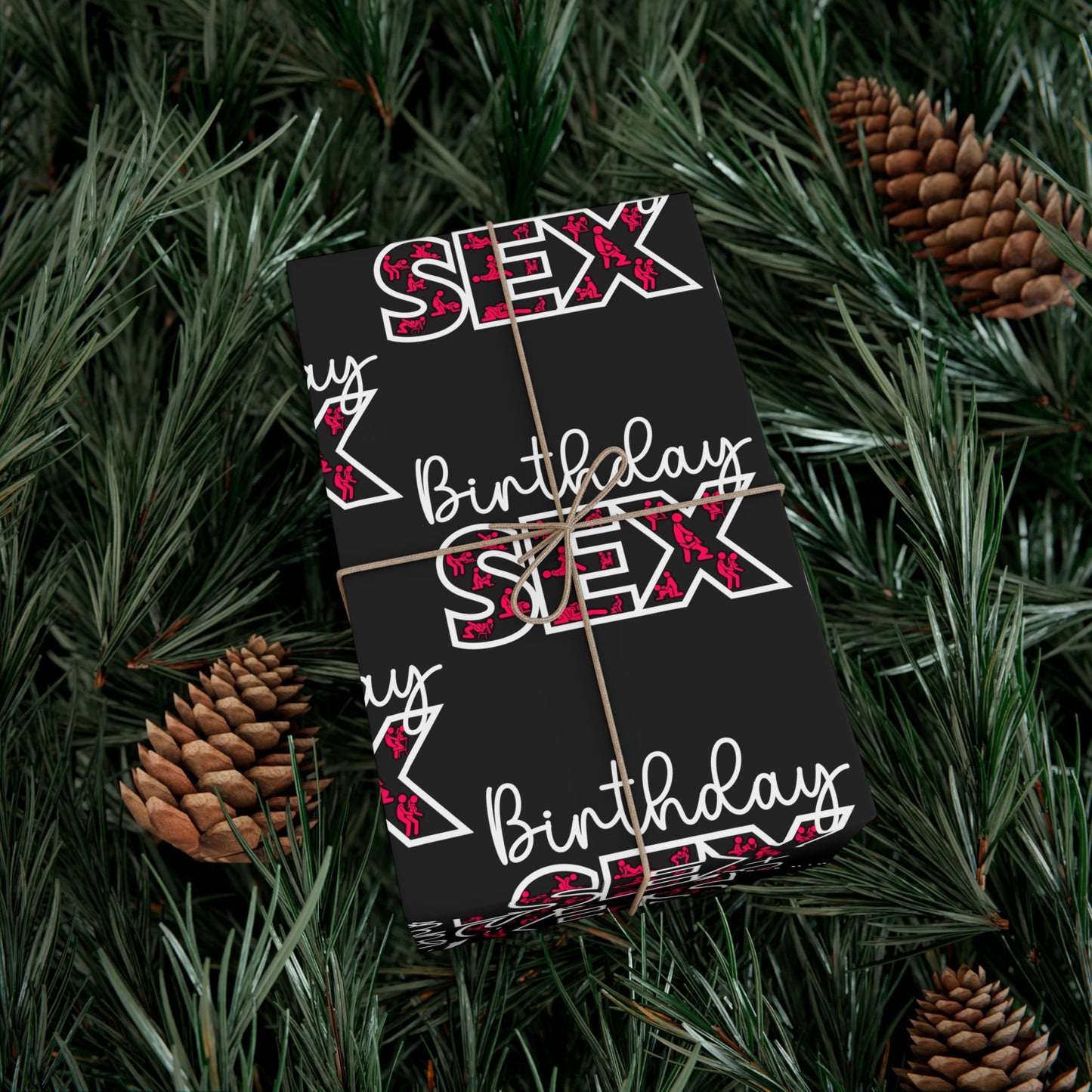 Birthdy Sex Wrapping Paper Adult Birthday Decor, Funny Gift Wrap, Unique Wrapping Paper, special occasions