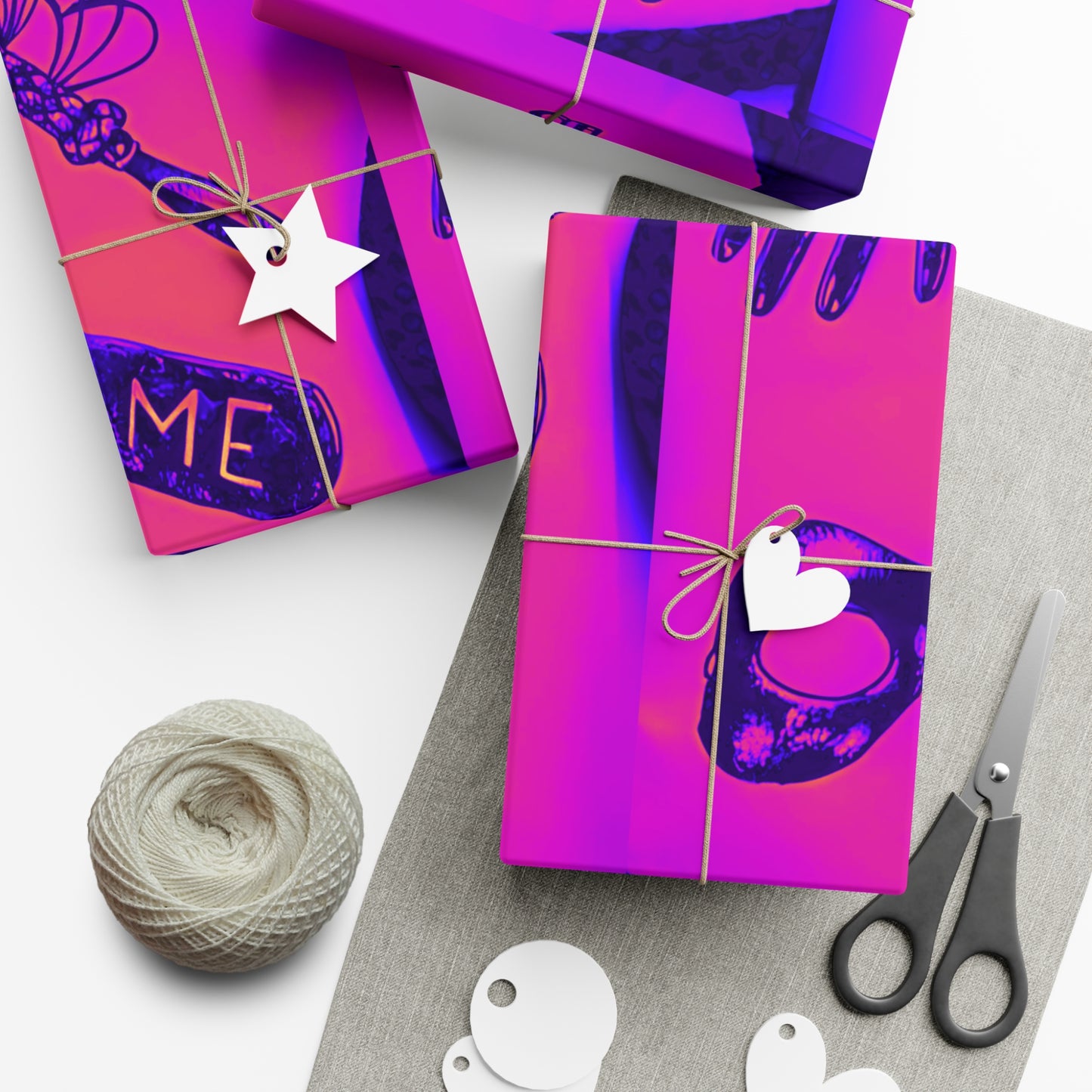 BDSM Themed Gift Wrap Papers, Sumissive gift wrap for doms approval special occasion gift wrap