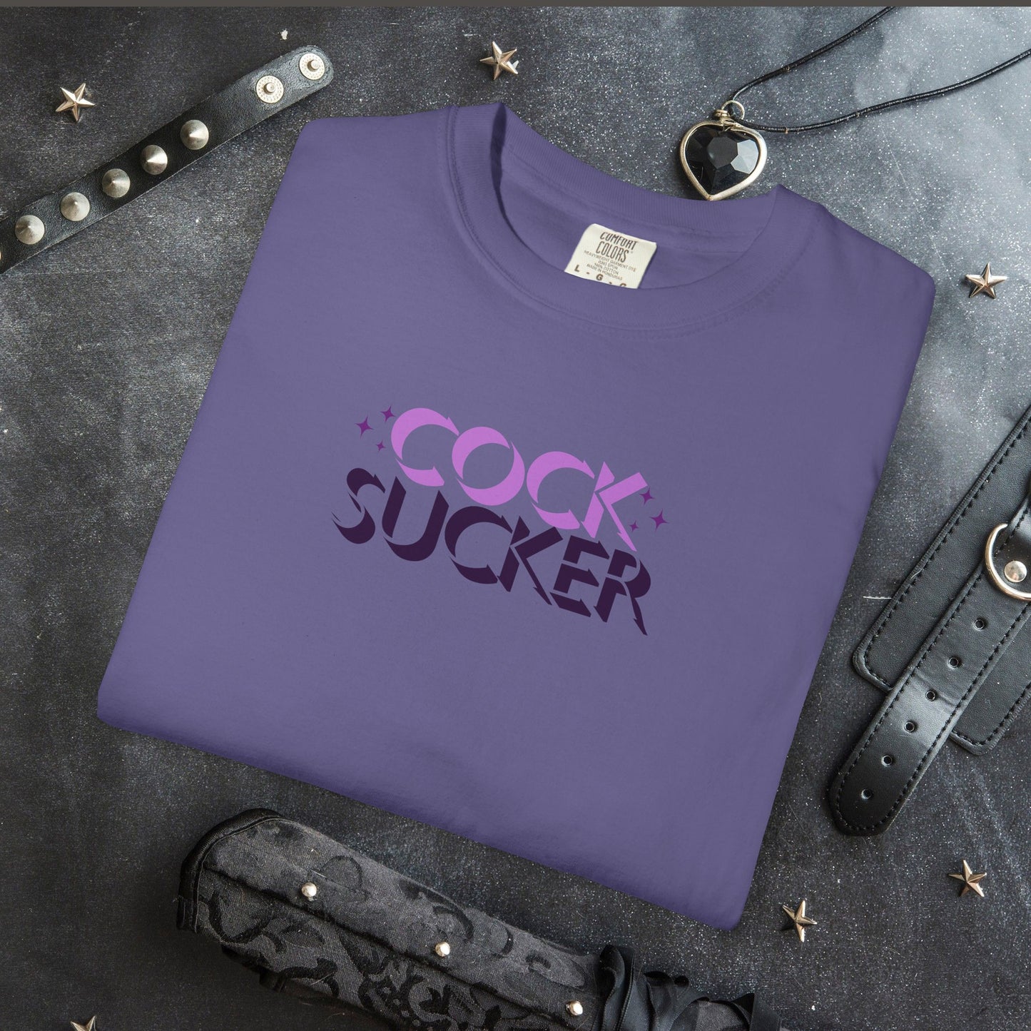 Naughty Girl Sex T-Shirt – Sexy Offensive Ladies Comfort Colors C0ck Sucker Tee, Hot Wife NSFW Shirt