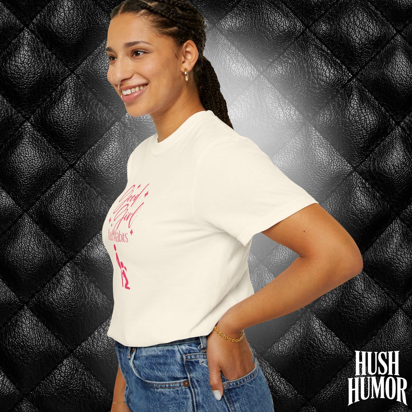 Good Girl Bad Habits Shirt – Funny Oral Sex Graphic Tee for Naughty Wife