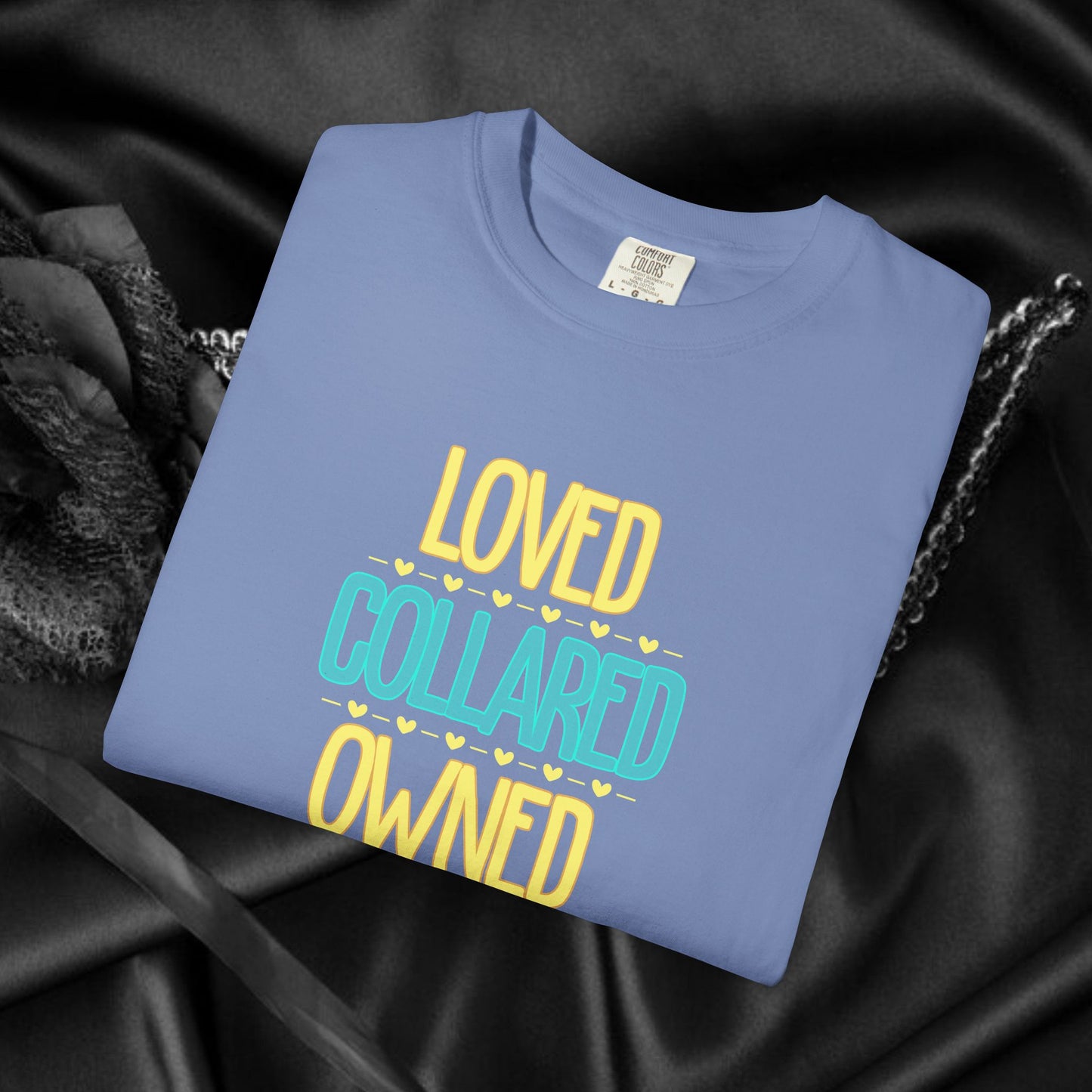 BDSM apparel Submissive tee Loved Collared Owned T-shirt, Kinky Tee