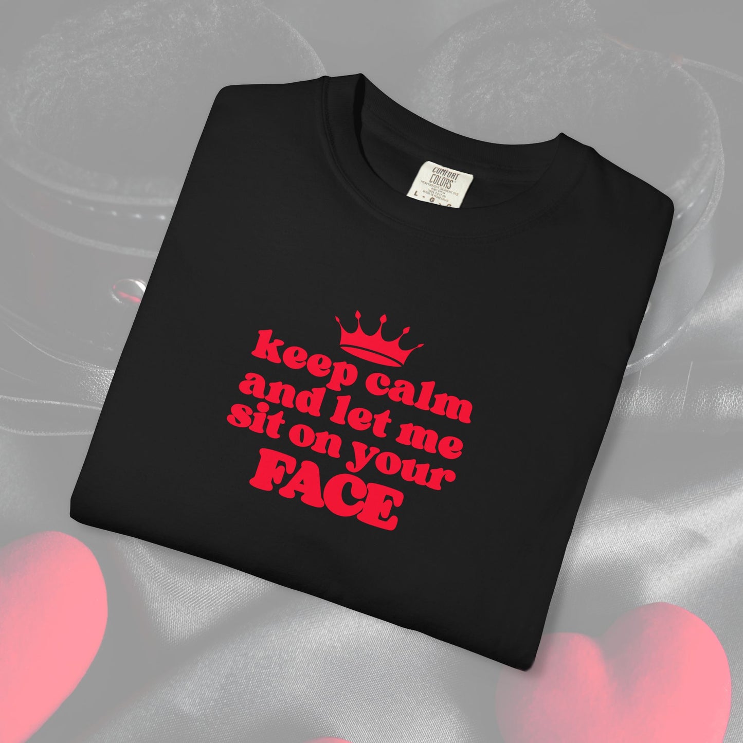 Naughty Face Sitting T-Shirt, Women's Sexy Tee, Inappropriate Party Shirt, Crude NSFW Summer Sexy Tee, Offensive Adult Dirty Humor Tee