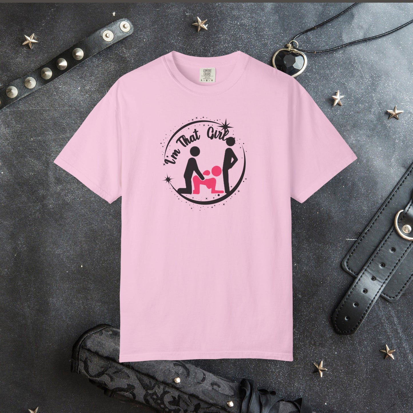 Funny Threesome Tee – Naughty Women’s Adult Humor T-Shirt, Sassy Offensive Meme Top, I’m That Girl Summer Party Shirt