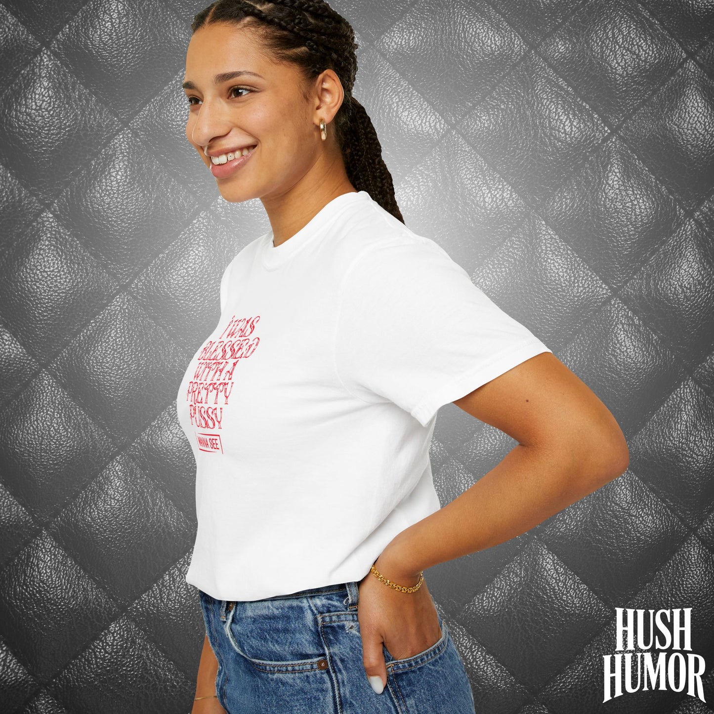 I Was Blessed with a Pretty Psssy Naughty T-Shirt – Girl Power FEMdom Shirt, Dirty MILF Gift, Hot Mom Graphic Tee, NSFW Summer Party Shirt