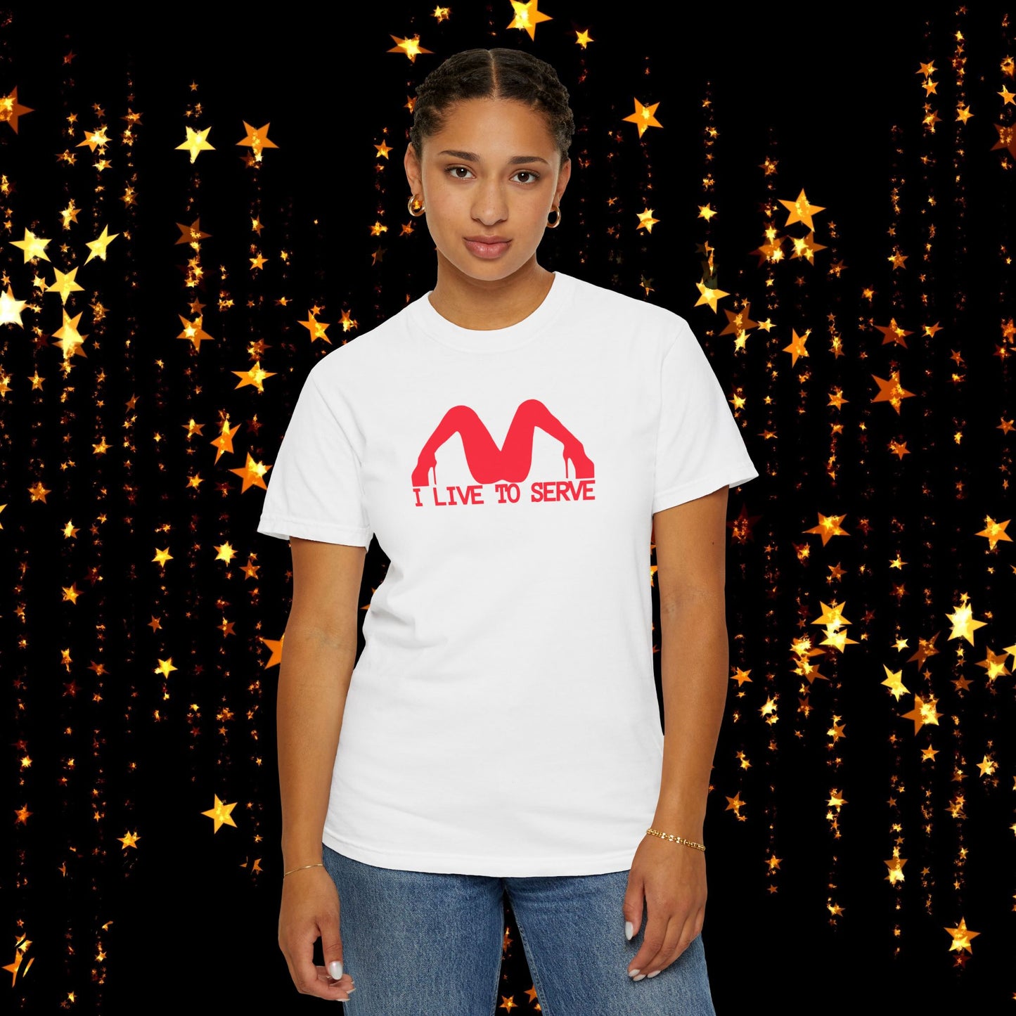 I Live to Serve Shirt – Naughty Sub Rebel Tee for Sassy Kinky Women