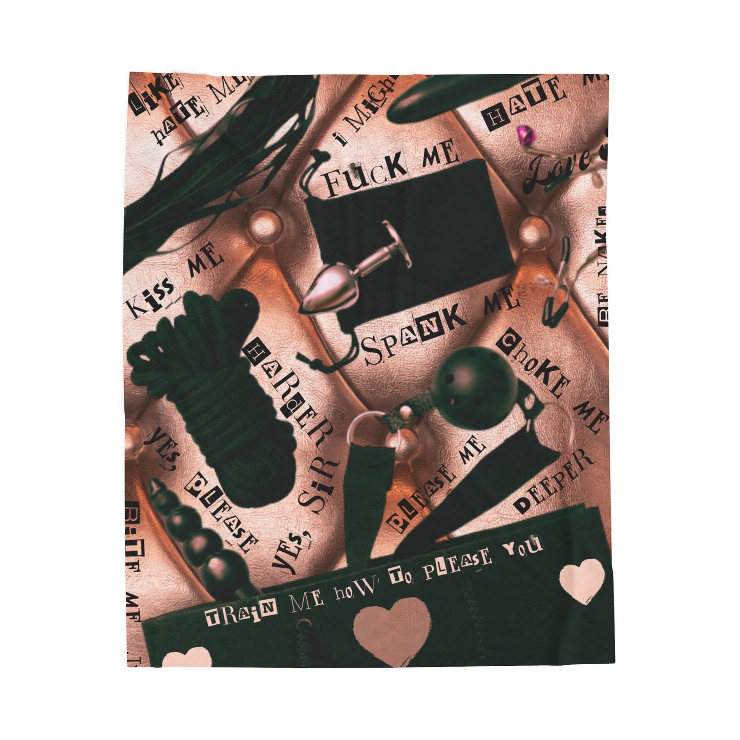 BDSM Themed blanket for Adults, Sexy and Offensive Gift, BDSM themed gift, daddy's girl blanket, babygirl blanket