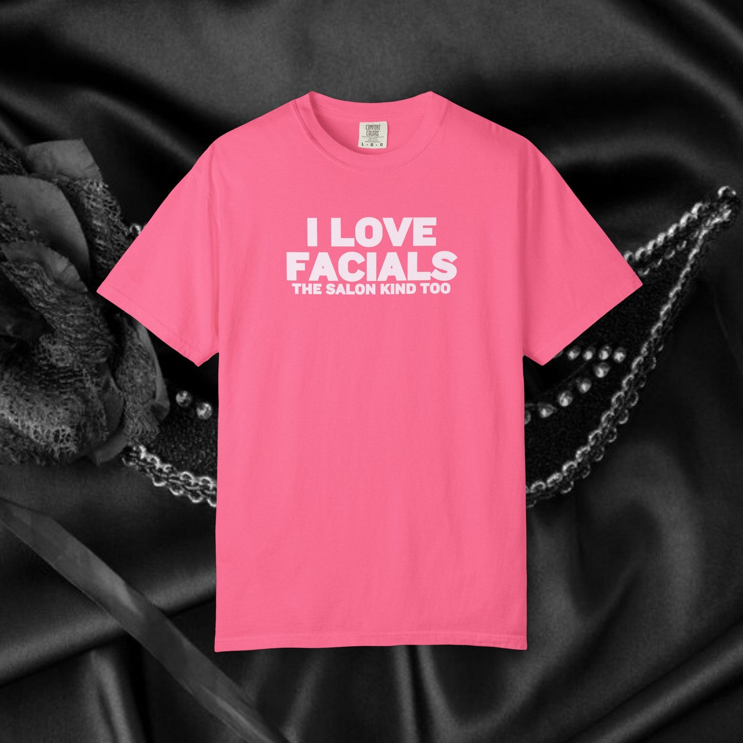 I Love Facials Funny Tee, Female Dom Blow Job Shirt, NSFW Inappropriate, Offensive Shirt, Female