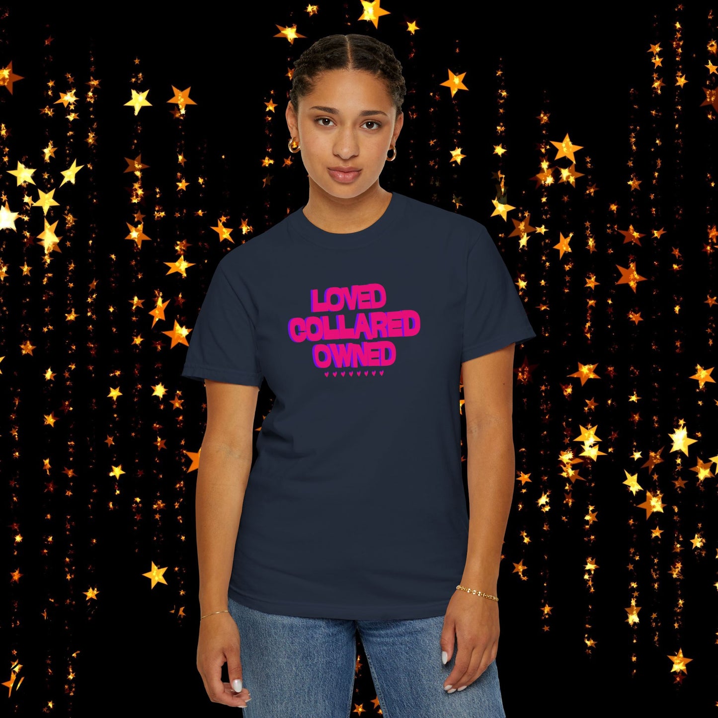Loved Collared Owned Submissive T-Shirt – Unisex Kinky Tee, Submissive Wife Gift, Dominant Lover Gift, BDSM Apparel