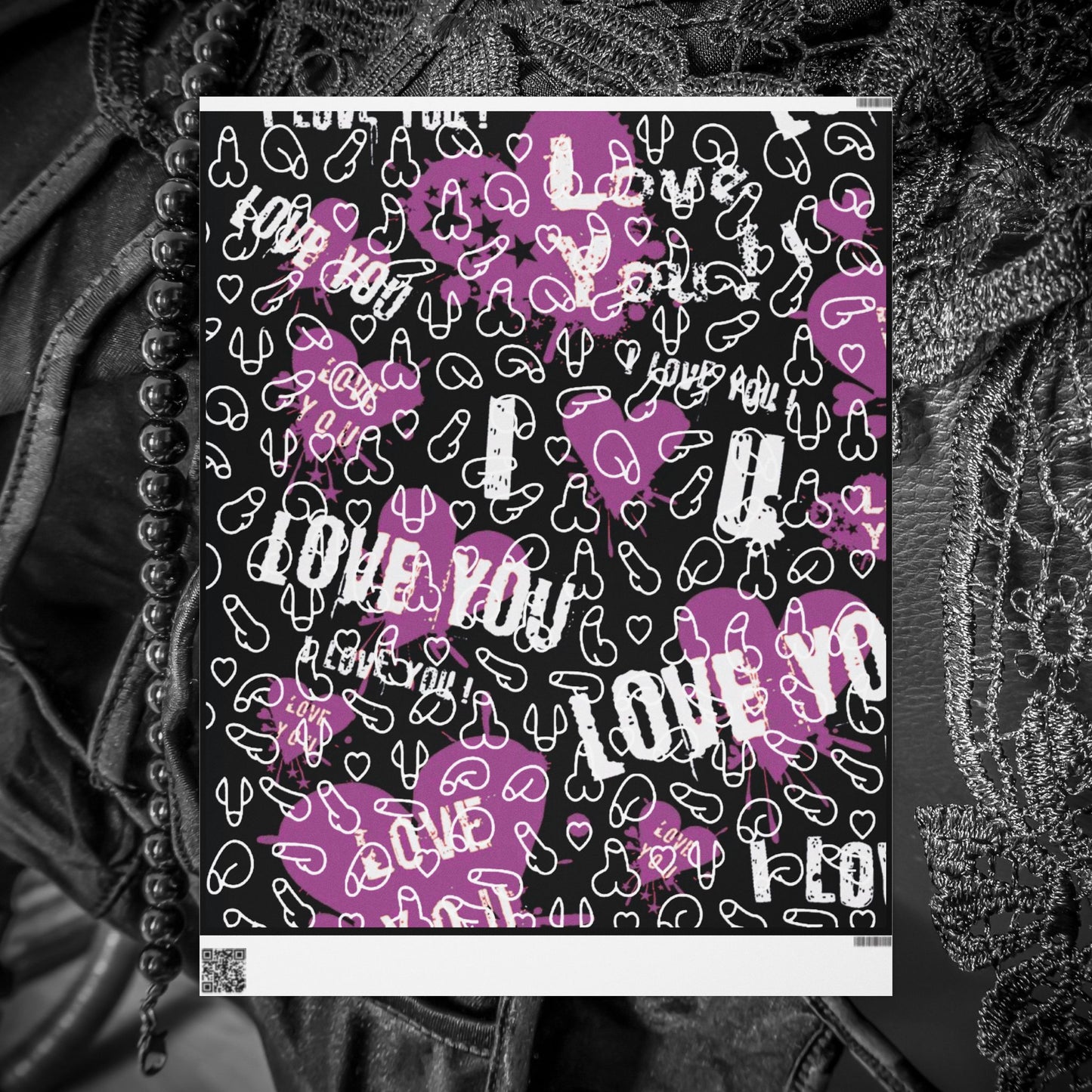 Penis wrapping paper, for Kinky Adult gifts, Dirty d*ck Gift Wrap, Special Occasion Wrapping paper
