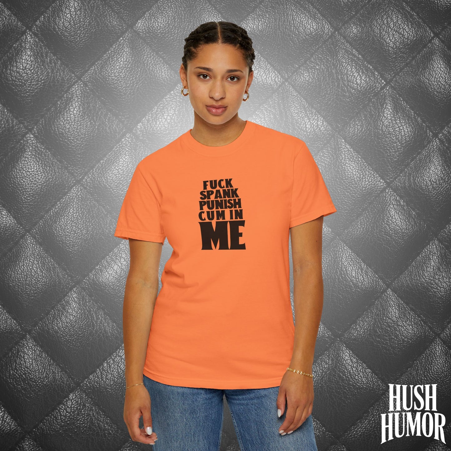 Submissive F*ck Spank Punish C*m in Me T-Shirt – Naughty Shirt for Women, Inappropriate Dirty Girl Tee, Sexy NSFW Kink Shirt