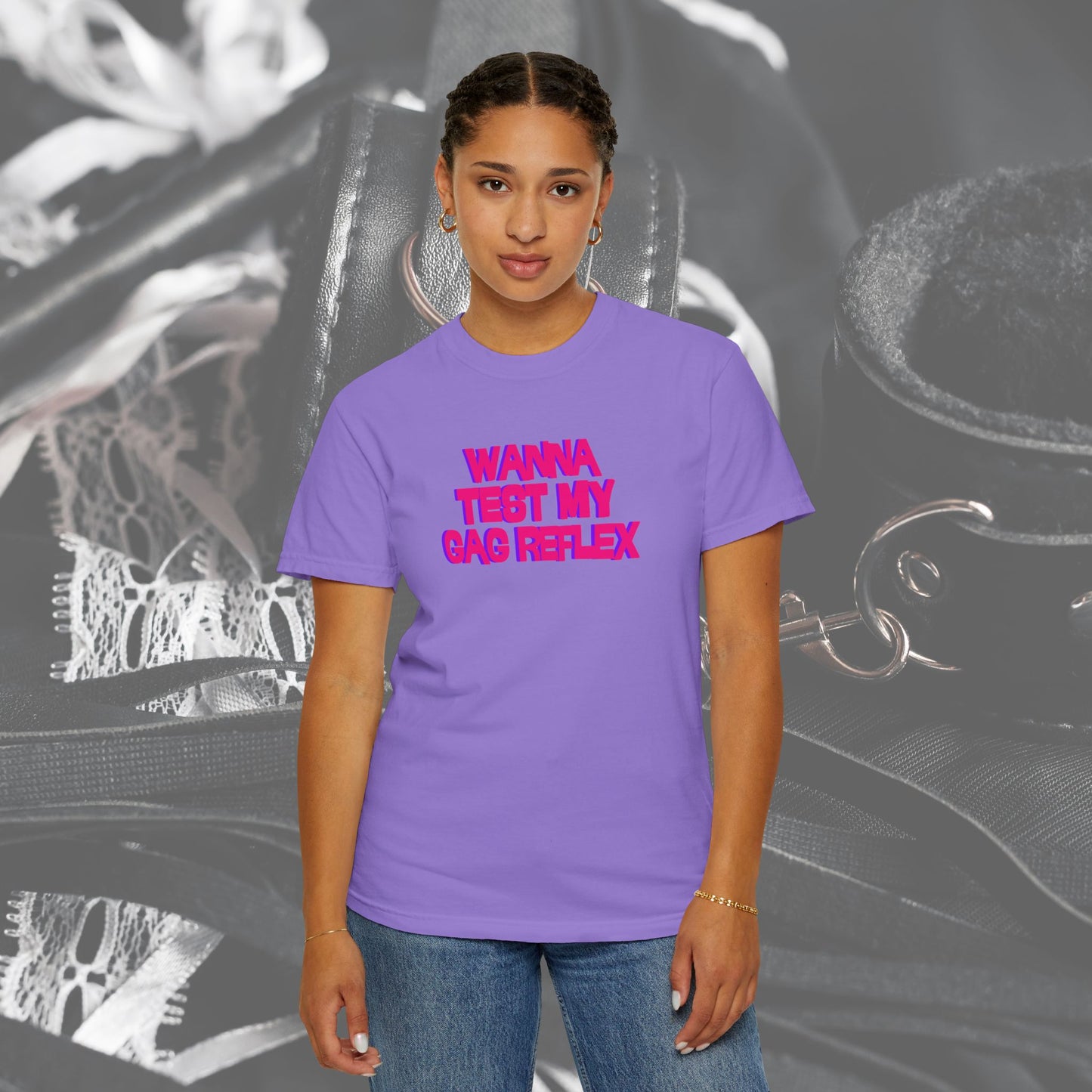 Dirty Gag Reflex Tee, Naughty Women's Shirt, Funny Blow j*b tee, Funny Adult gift