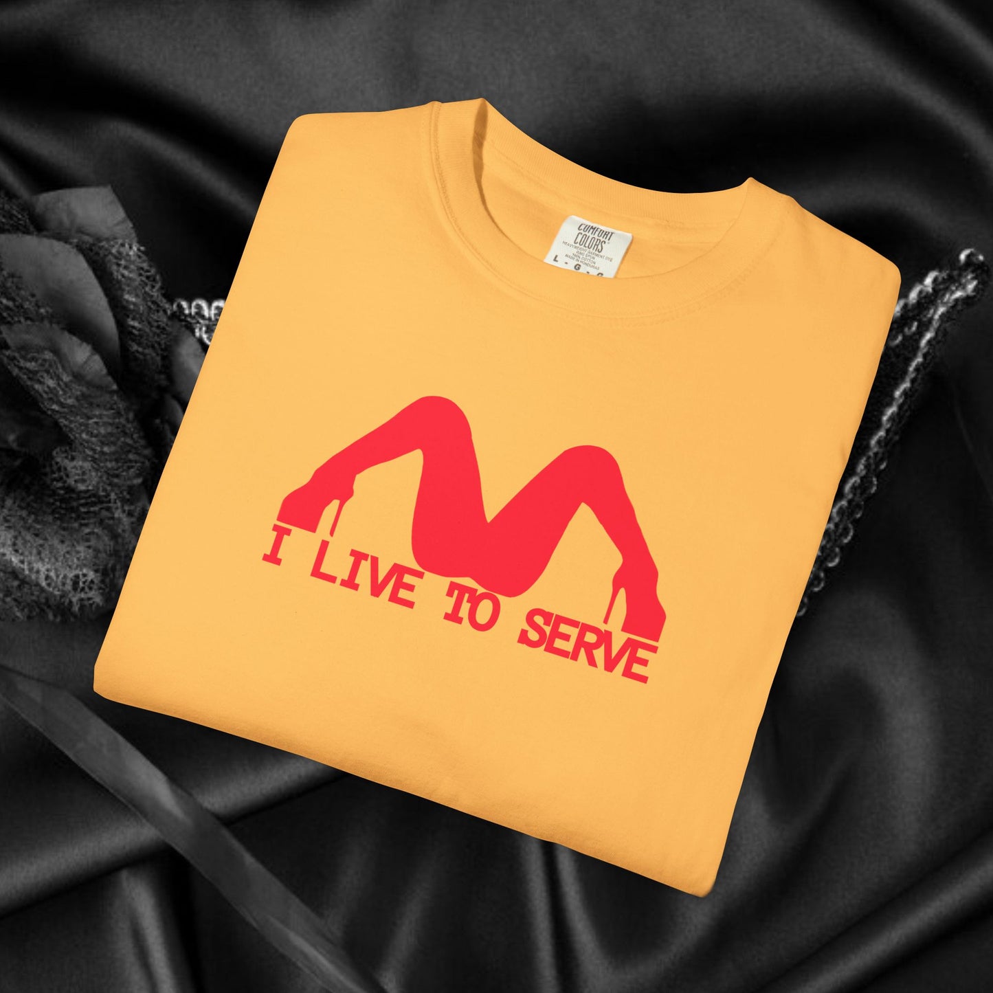 I Live to Serve Shirt – Naughty Sub Rebel Tee for Sassy Kinky Women