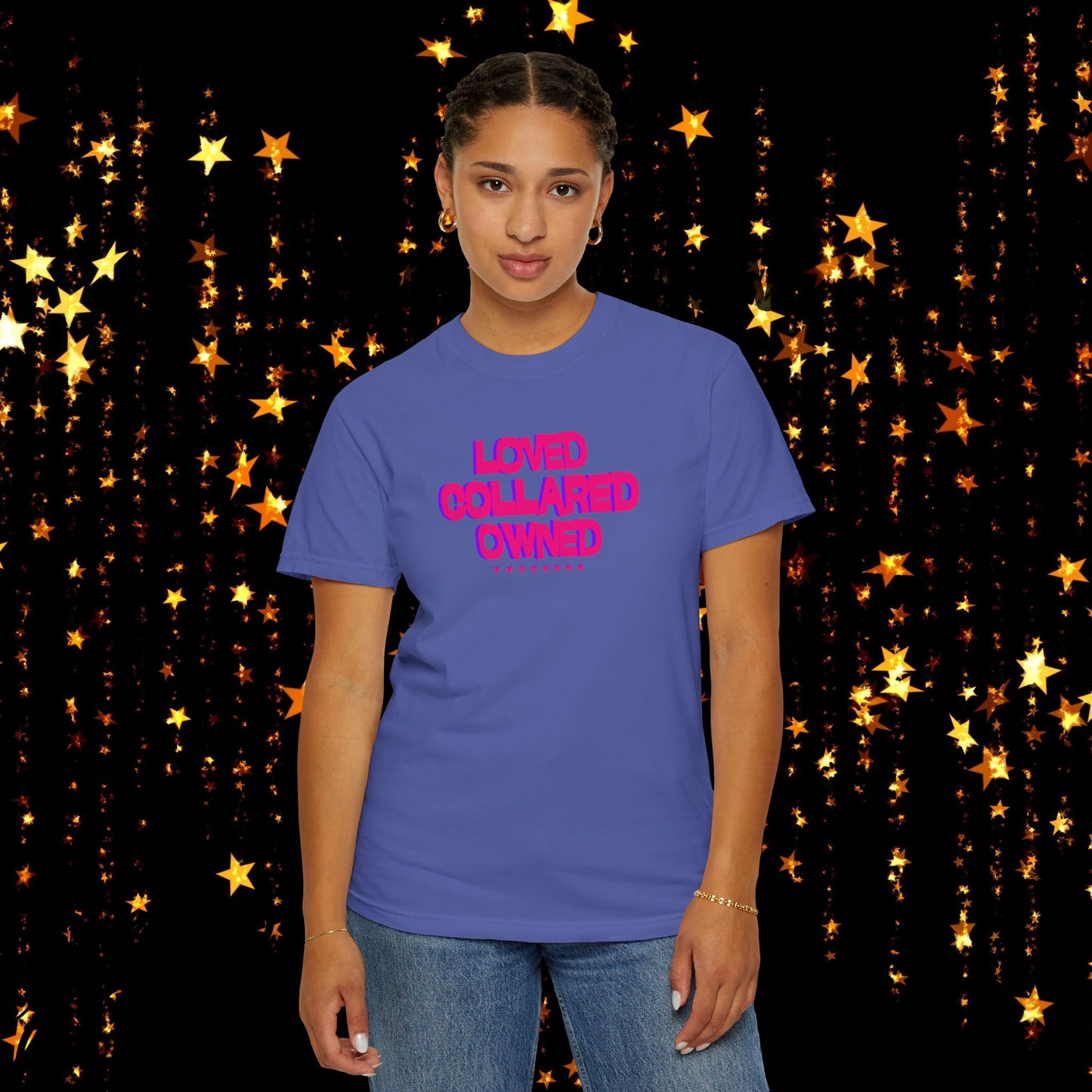 Loved Collared Owned Submissive T-Shirt – Unisex Kinky Tee, Submissive Wife Gift, Dominant Lover Gift, BDSM Apparel