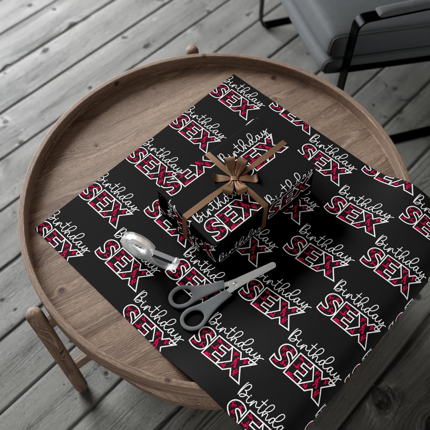 Birthdy Sex Wrapping Paper Adult Birthday Decor, Funny Gift Wrap, Unique Wrapping Paper, special occasions