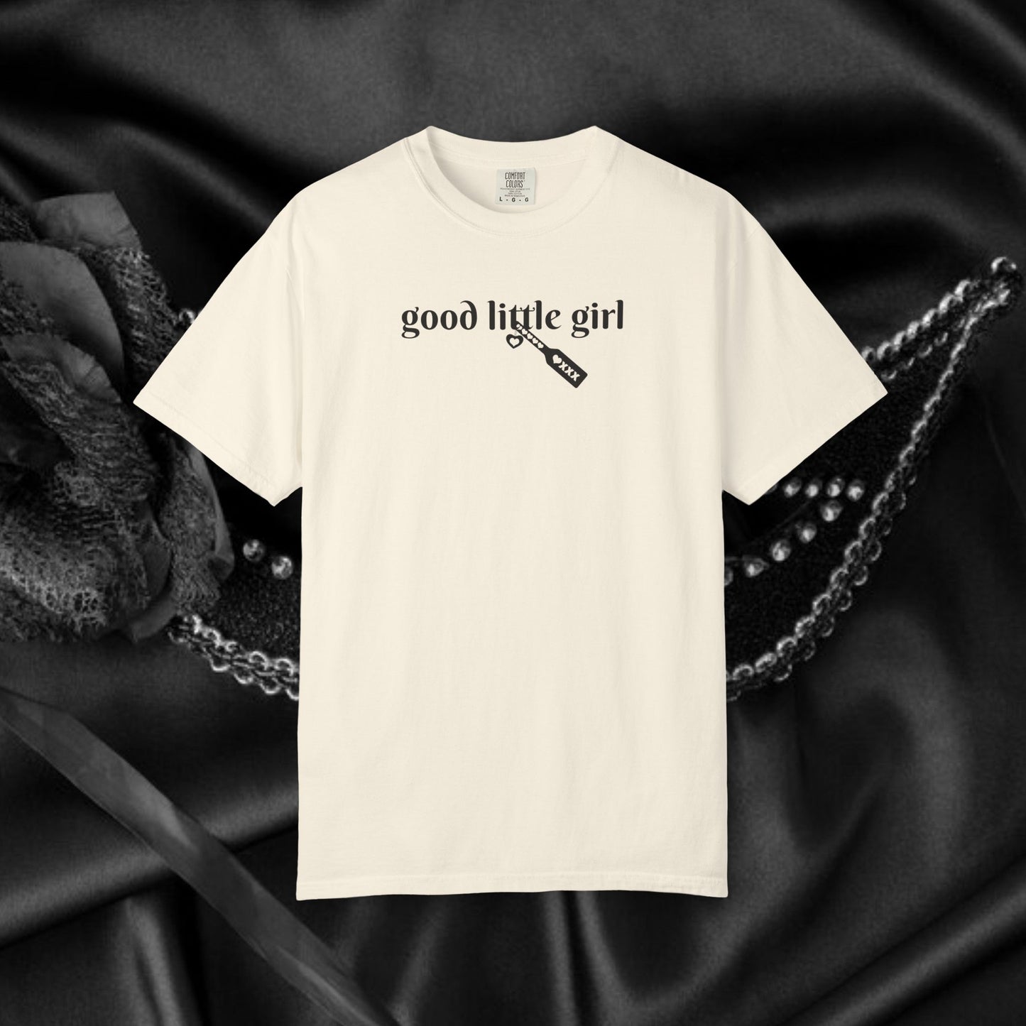 Submissive good little girl T-shirt, BDSM DomSub Wife Gift, Comfort Color Tee, Good Little Girl Shirt, BDSM Submissive Wife Shirt