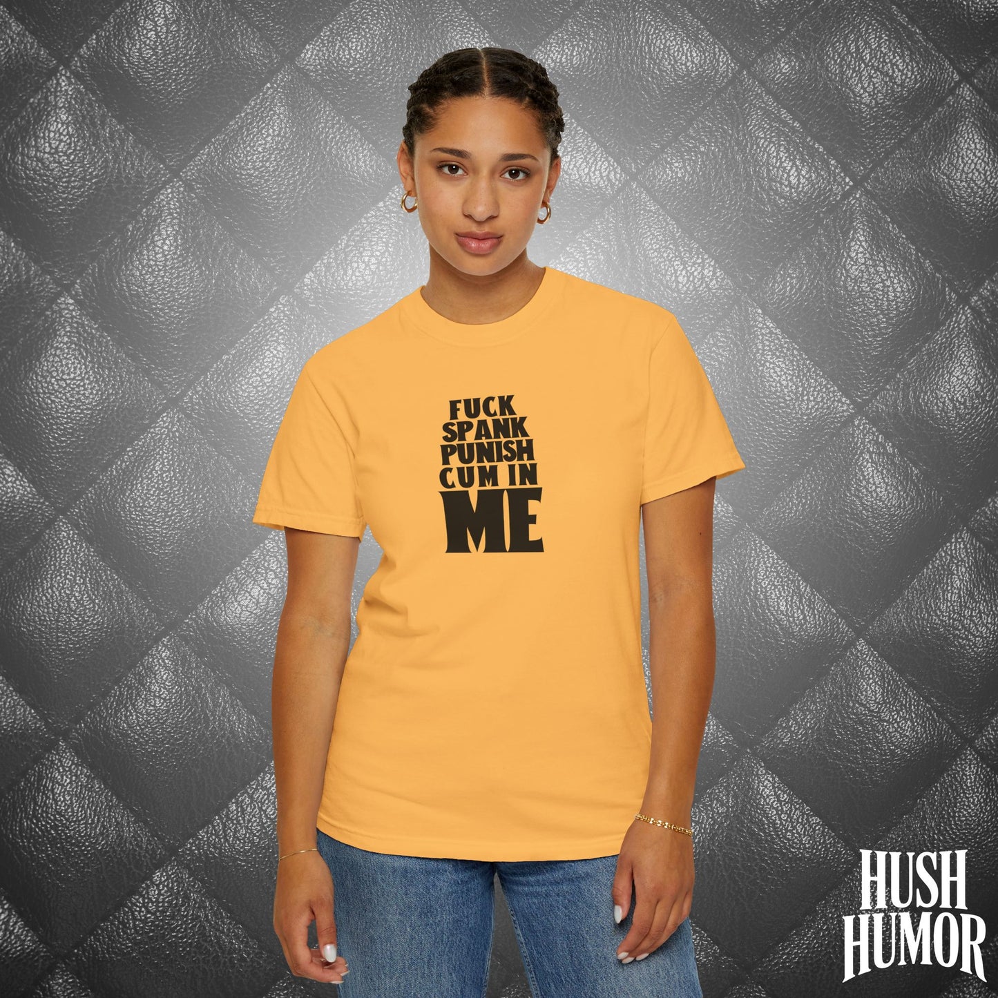 Submissive F*ck Spank Punish C*m in Me T-Shirt – Naughty Shirt for Women, Inappropriate Dirty Girl Tee, Sexy NSFW Kink Shirt