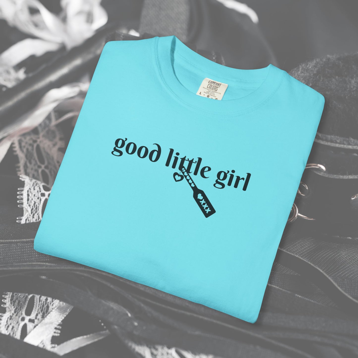Submissive good little girl T-shirt, BDSM DomSub Wife Gift, Comfort Color Tee, Good Little Girl Shirt, BDSM Submissive Wife Shirt