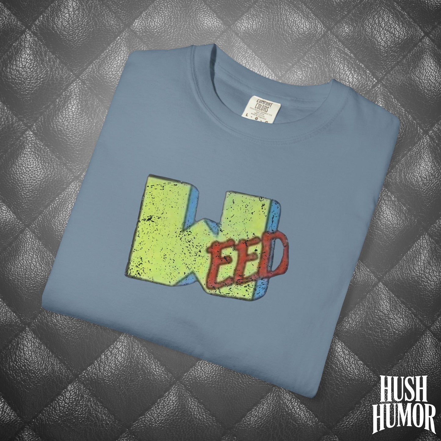 WEED Retro Graphic Tee | Stoner Girl Shirt, Funny Marijuana Meme Gift