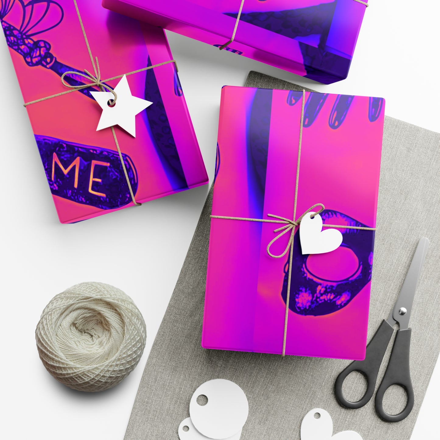 BDSM Themed Gift Wrap Papers, Sumissive gift wrap for doms approval special occasion gift wrap
