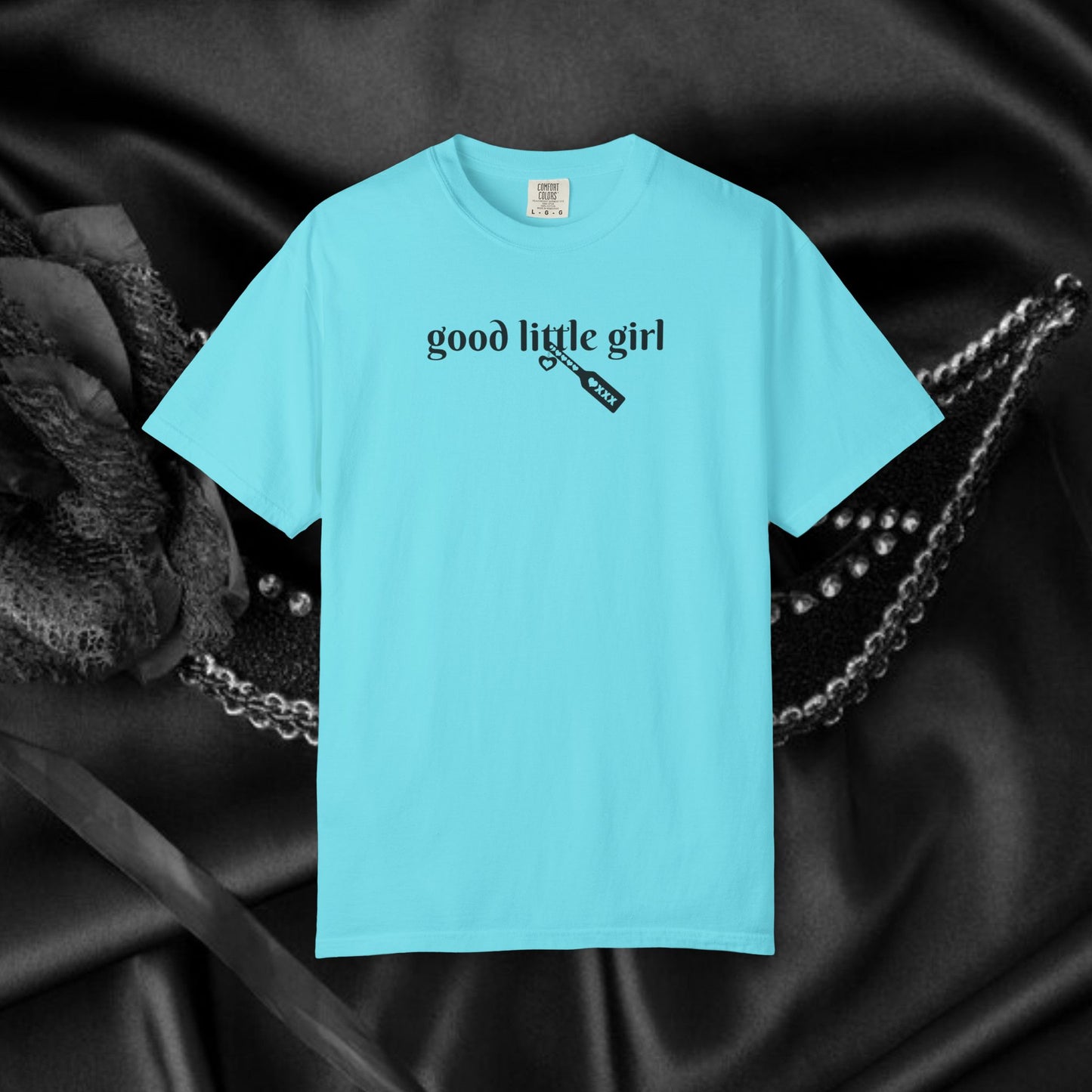 Submissive good little girl T-shirt, BDSM DomSub Wife Gift, Comfort Color Tee, Good Little Girl Shirt, BDSM Submissive Wife Shirt
