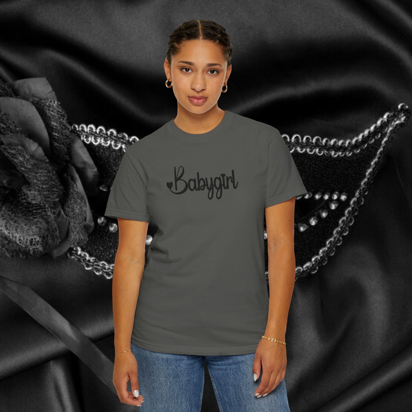 Babygirl DDLG T-shirt, Unisex Garment-Dyed Tee, Yes Daddy, Tumblr Hipster Trending Fun Party Shirt