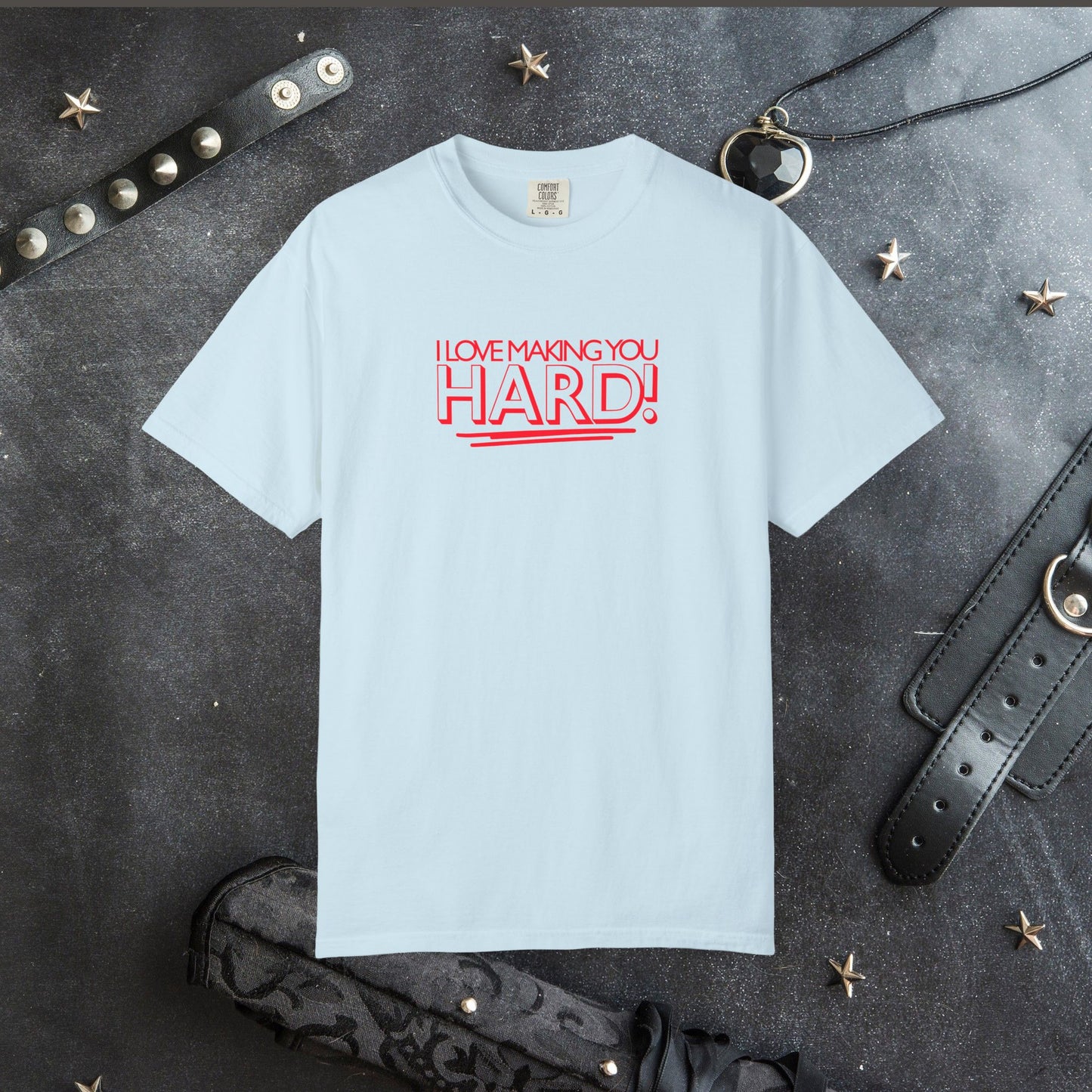 I Love Making You Hard Naughty Girl Sexy T-Shirt, Hot Wife nsfw top, Inappropriate but Fun Summer Apparel