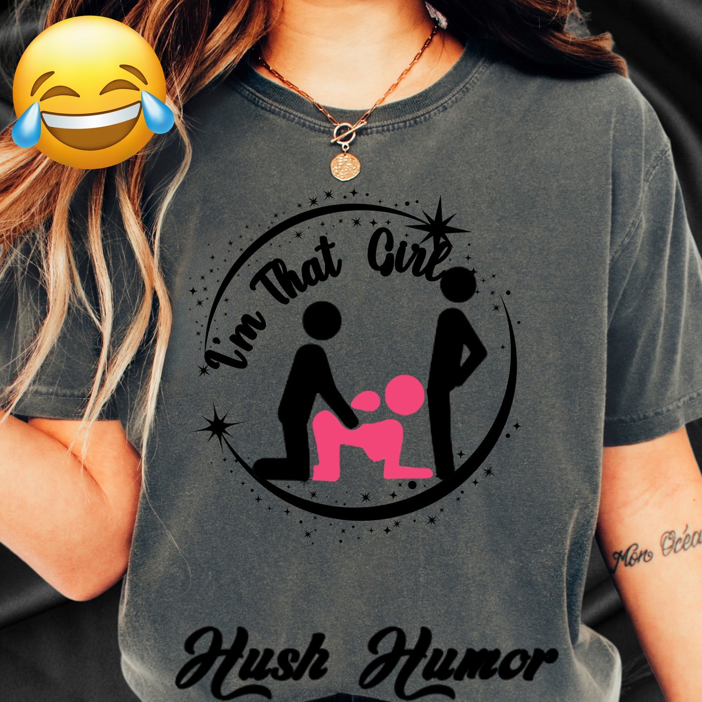 Funny Threesome Tee – Naughty Women’s Adult Humor T-Shirt, Sassy Offensive Meme Top, I’m That Girl Summer Party Shirt