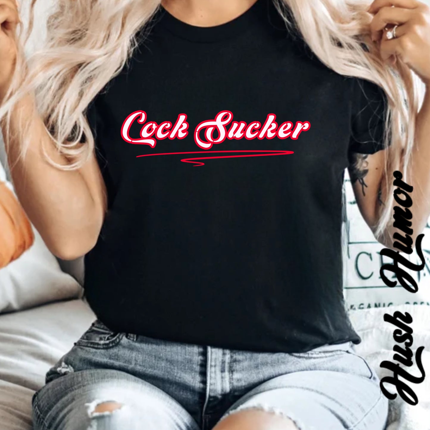 Naughty Girl Sex T-Shirt – Sexy Offensive Ladies Comfort Colors C*ck Sucker Tee, Hot Wife NSFW Party Shirt
