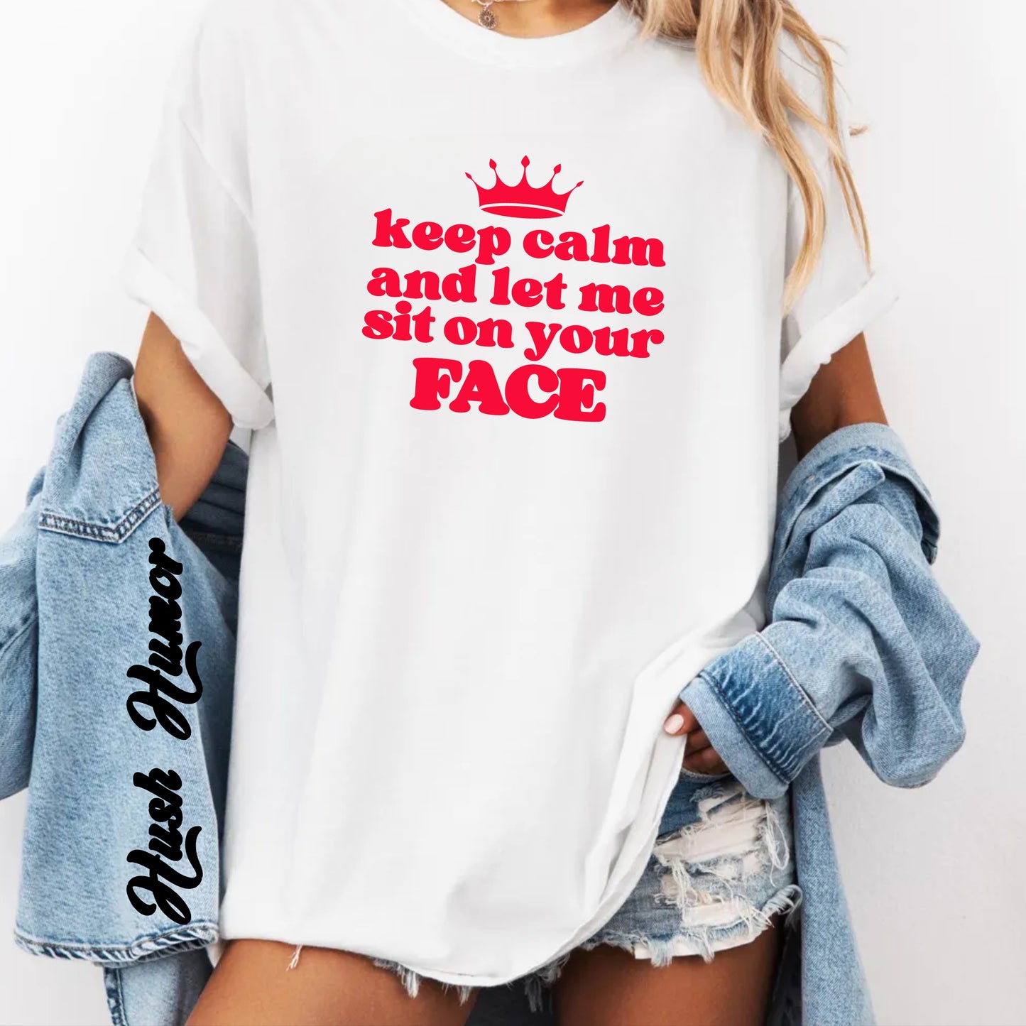 Naughty Face Sitting T-Shirt, Women's Sexy Tee, Inappropriate Party Shirt, Crude NSFW Summer Sexy Tee, Offensive Adult Dirty Humor Tee