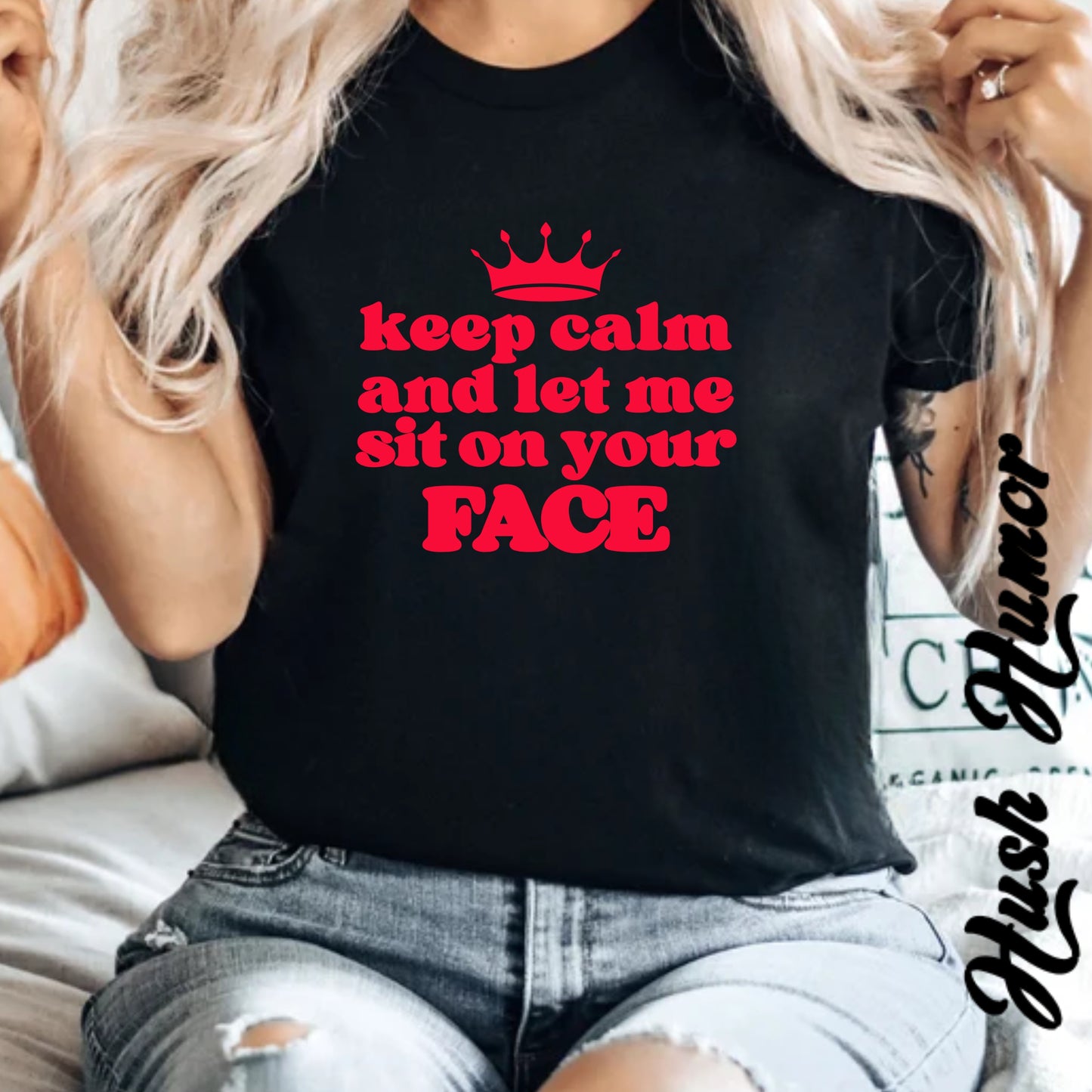 Naughty Face Sitting T-Shirt, Women's Sexy Tee, Inappropriate Party Shirt, Crude NSFW Summer Sexy Tee, Offensive Adult Dirty Humor Tee