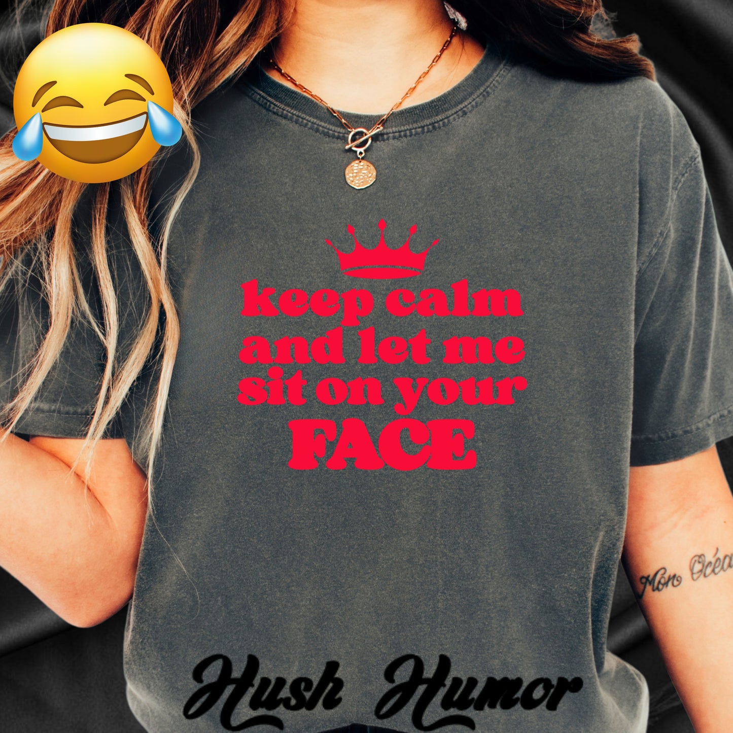 Naughty Face Sitting T-Shirt, Women's Sexy Tee, Inappropriate Party Shirt, Crude NSFW Summer Sexy Tee, Offensive Adult Dirty Humor Tee