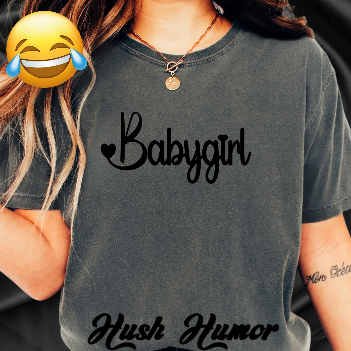 Babygirl DDLG T-shirt, Unisex Garment-Dyed Tee, Yes Daddy, Tumblr Hipster Trending Fun Party Shirt