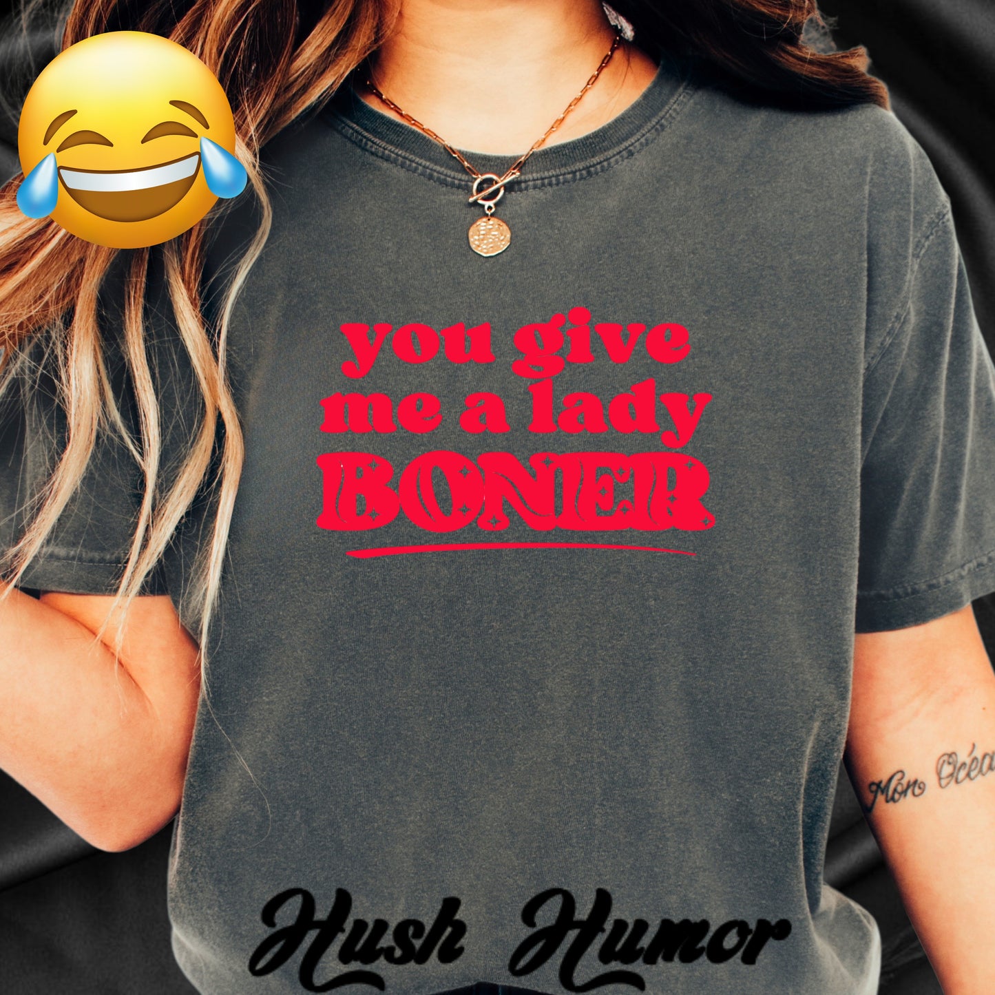 FEMdom T-Shirt, BDSM Lifestyle, Naughty Summer Party Tee, Funny Saying tshirt you give me a lady boner dirty gift for hot wife