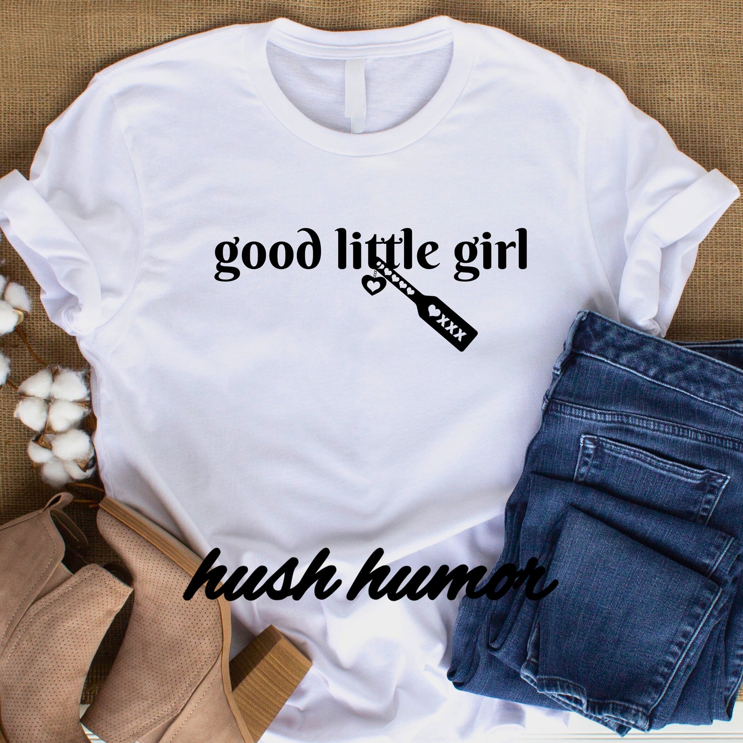 Submissive good little girl T-shirt, BDSM DomSub Wife Gift, Comfort Color Tee, Good Little Girl Shirt, BDSM Submissive Wife Shirt