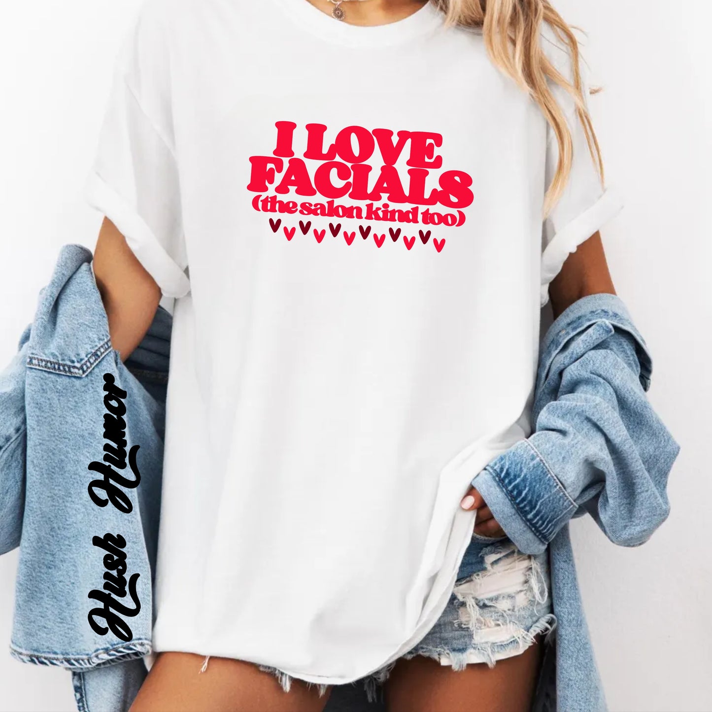 I Love Facials | Funny NSFW Blow Job Tee for Bold Adult Humor