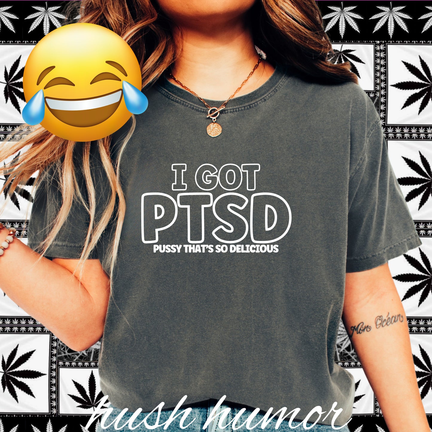 PTSD Psssy That’s So Delicious | Naughty Women’s Comfort Colors T-Shirt | Inappropriate Adult Humor Tee