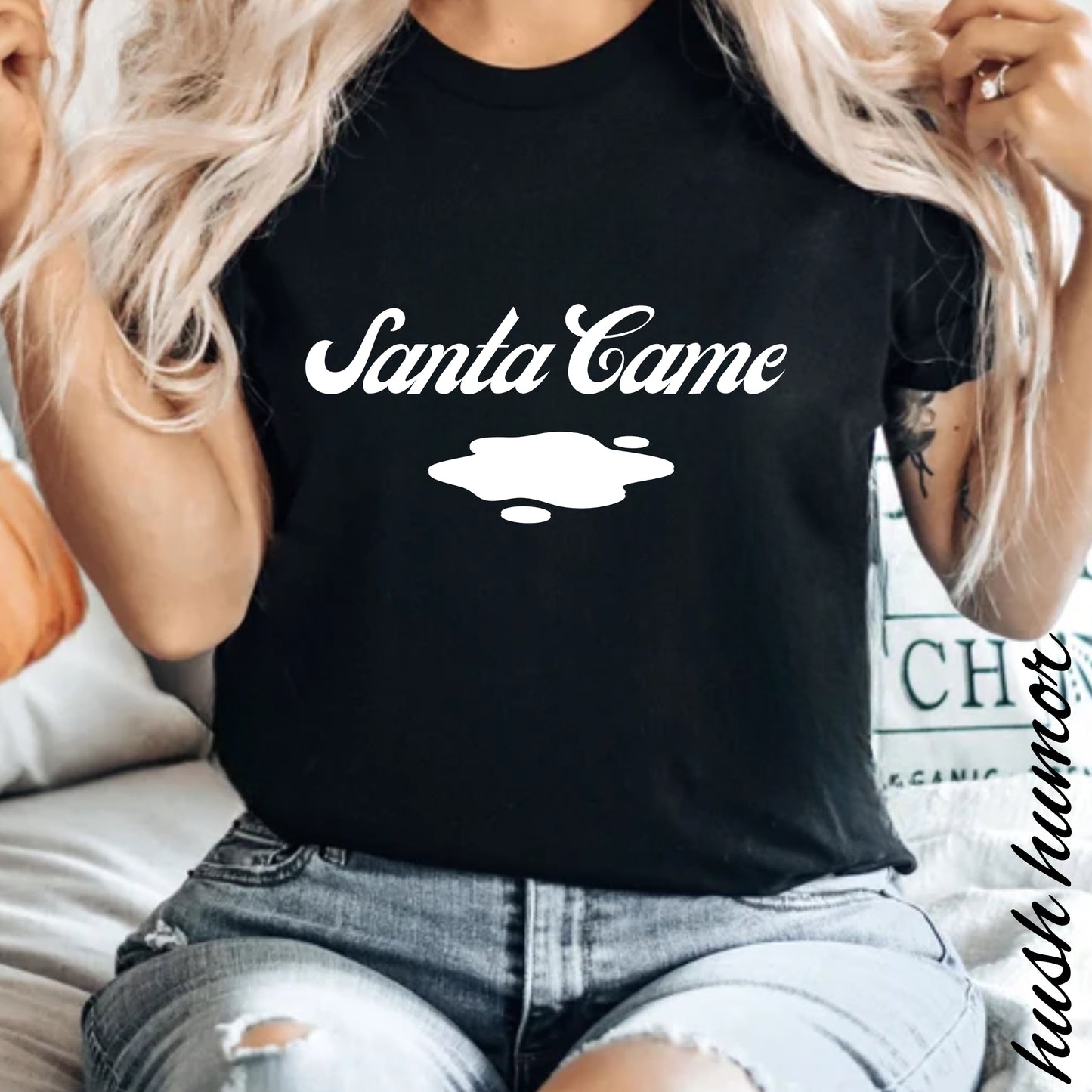 Naughty Santa Came T-shirt Funny Adult Gift, Offensive Holiday Shirt, Dirty Christmas Tee, Crude NSFW Apparel